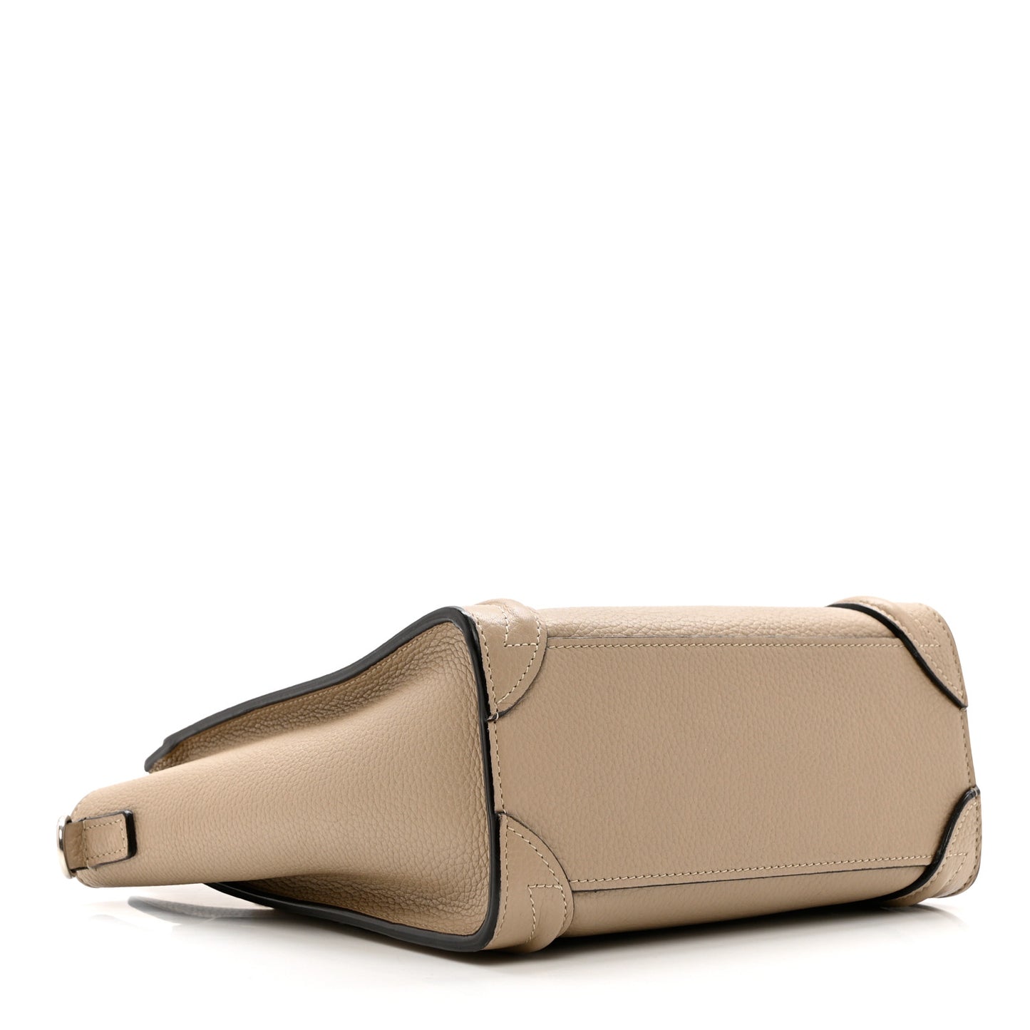 Drummed Calfskin Nano Luggage Dune