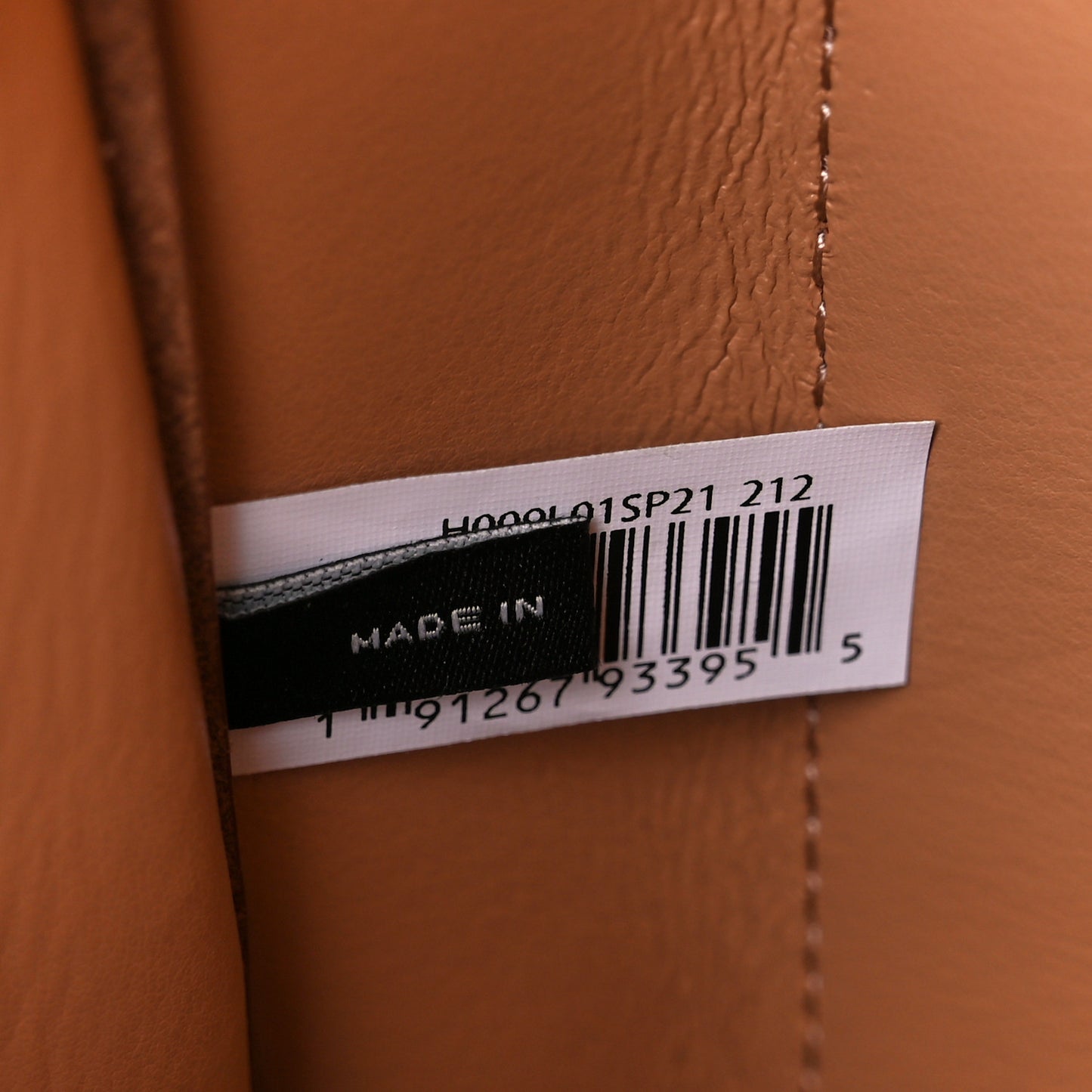 Grained Calfskin Small The Tote Bag Argan Oil