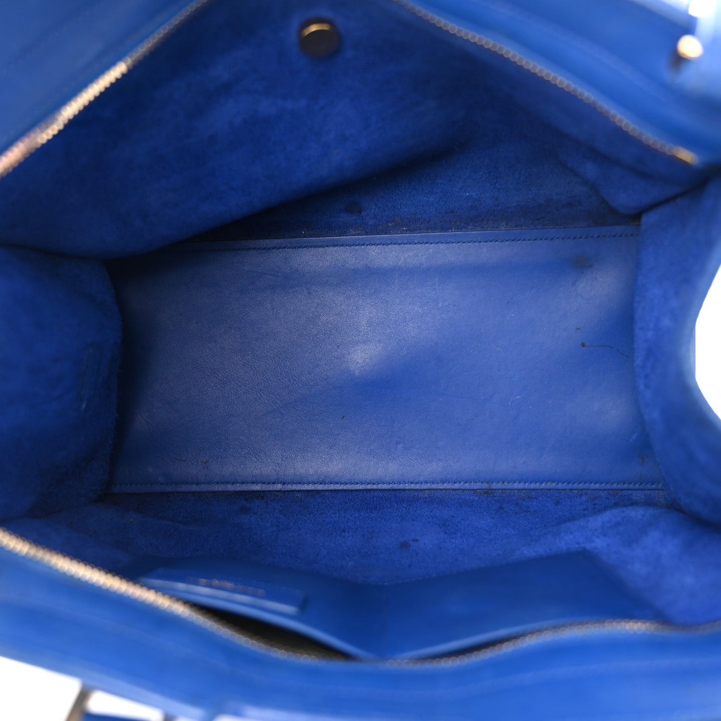Calfskin Small Classic Y Cabas Royal Blue