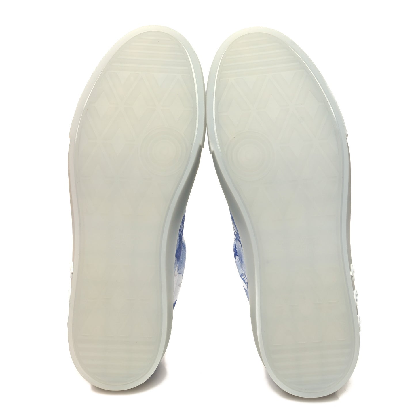 Monogram Watercolor Mens LV Ollie Sneakers 9 Blue