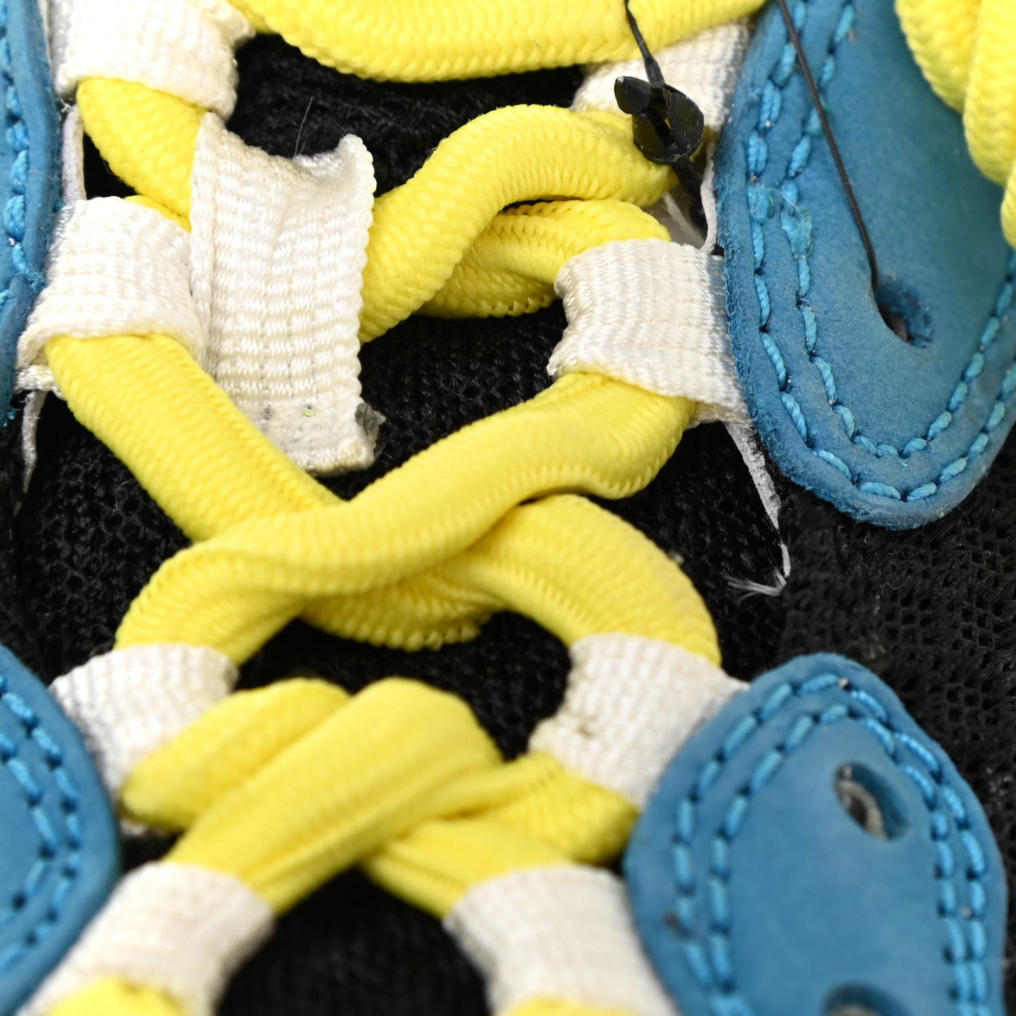 Fabric Mesh Nappa Mens Triple S Sneakers 39 Bleu White Vert Jaune