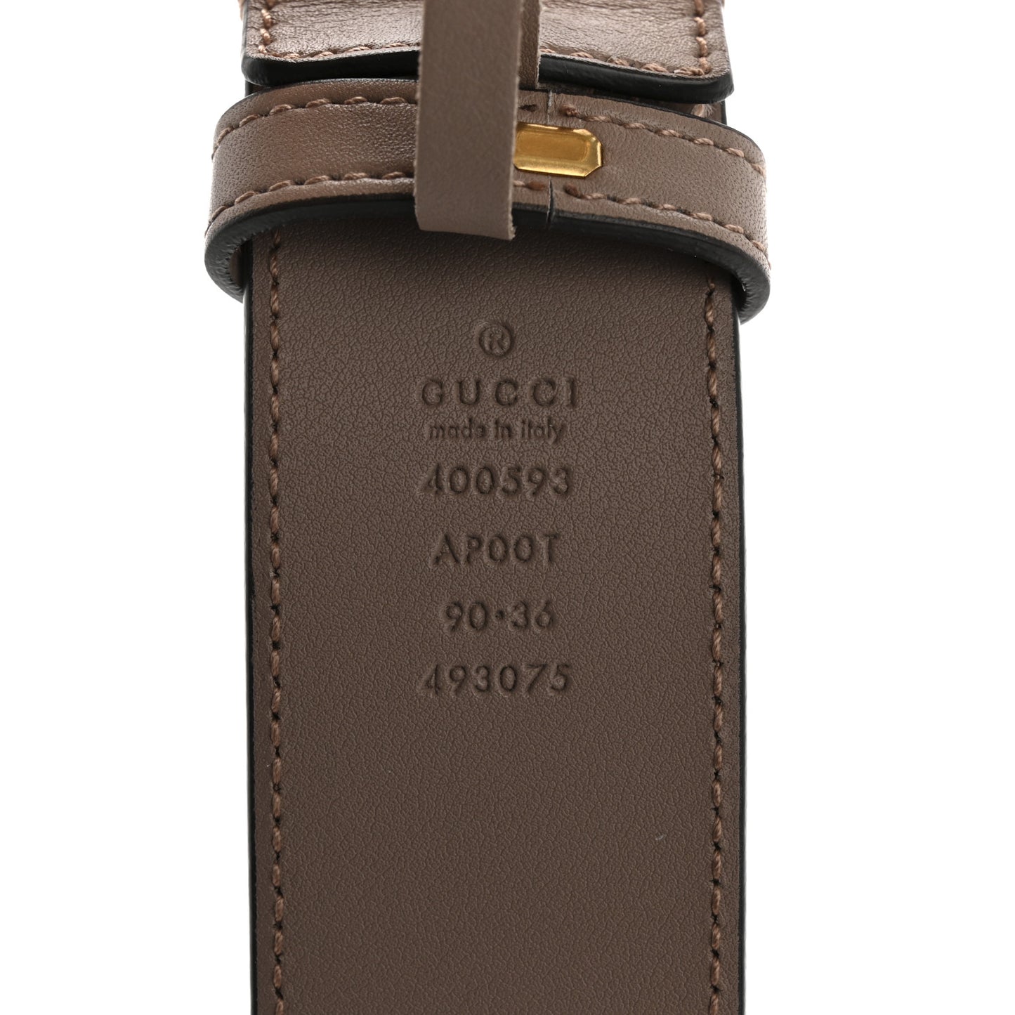 Calfskin Double G 40mm Belt 90 36 Porcelain Rose