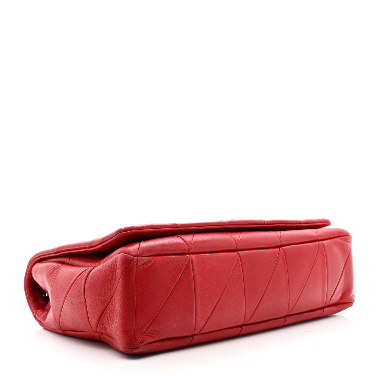 Saint Laurent Lambskin Patchwork Monogram Large Jamie Red 3 of 11