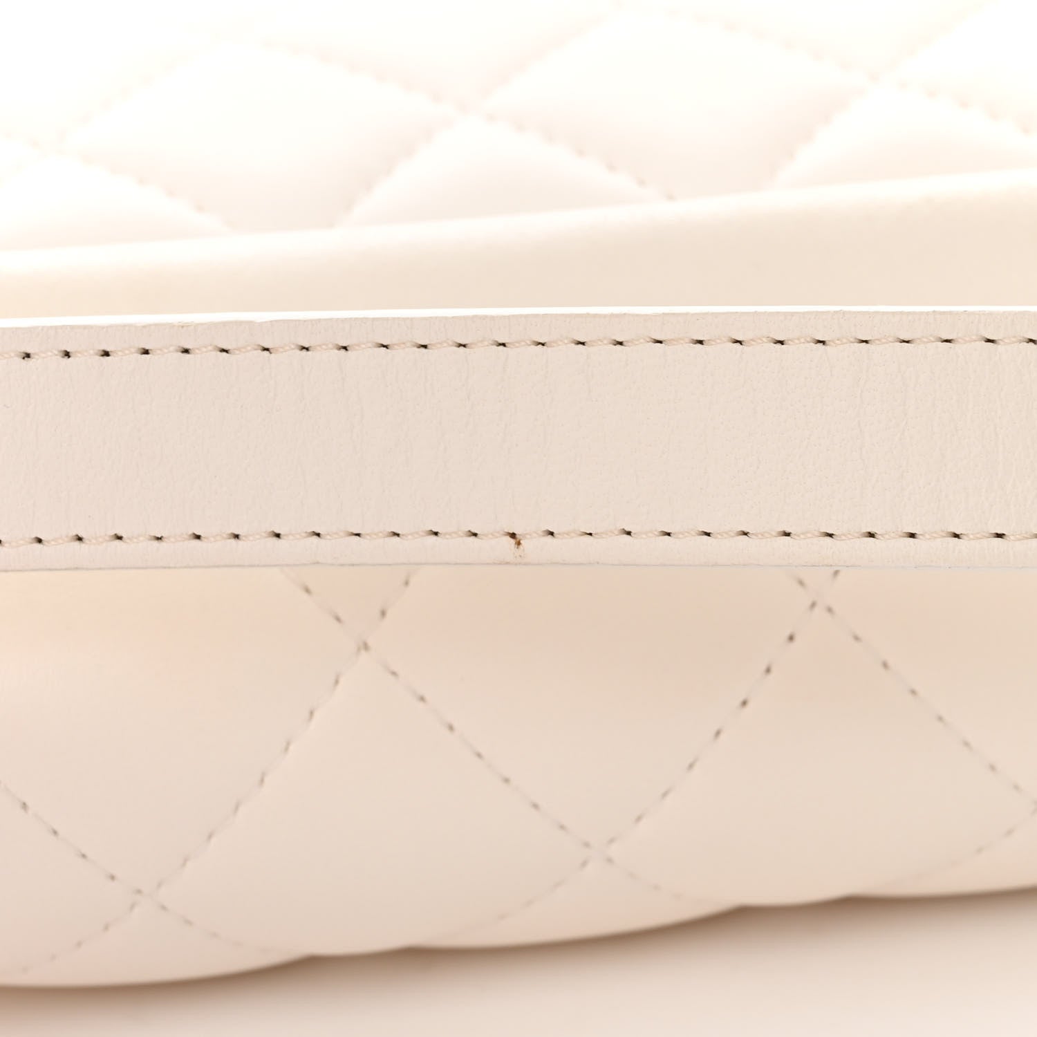 Chanel Lambskin Quilted Mini My Precious Waist Bag White 12 of 13