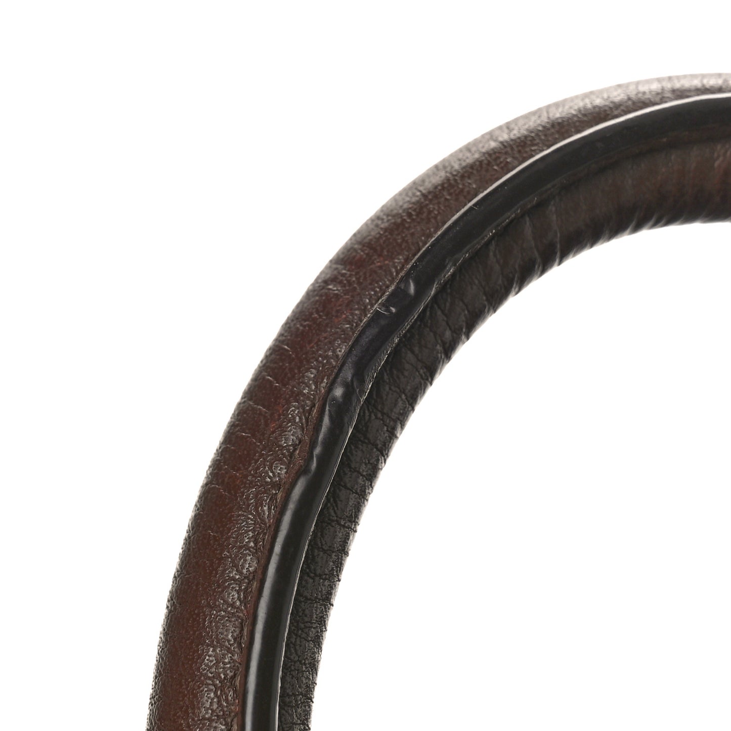 Vitello Daino Shopping Satchel Dark Brown