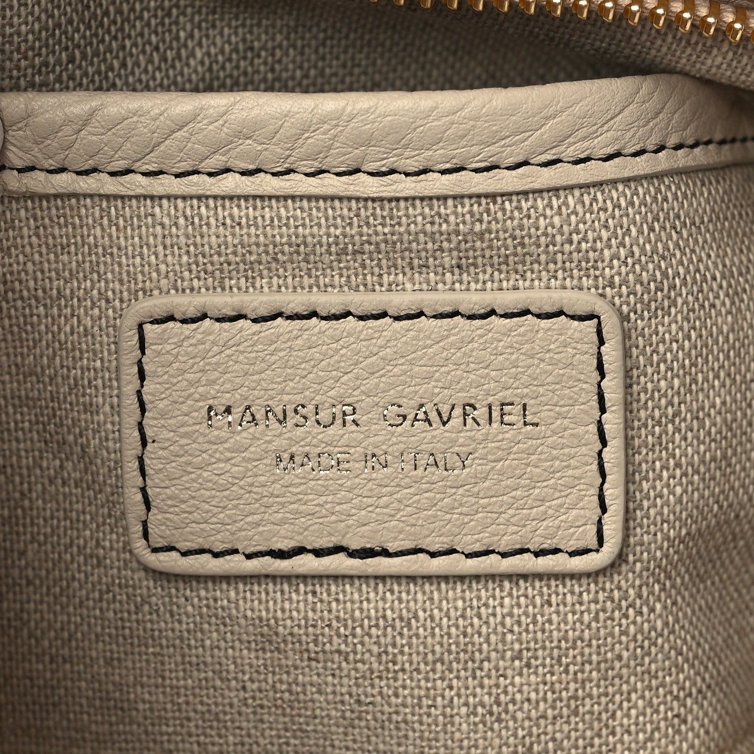 Mansur Gavriel Calfskin Mini Tulipano Bag Latte Macchiato Multicolor 6 of 8