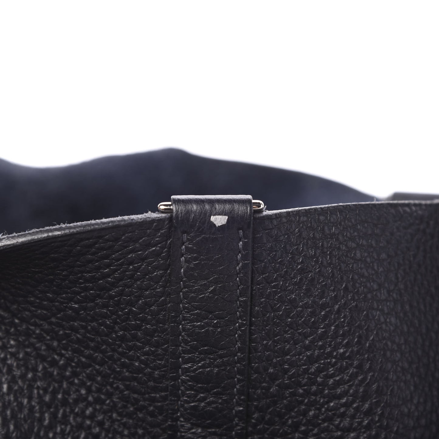 Taurillon Clemence Picotin Lock 26 GM Indigo