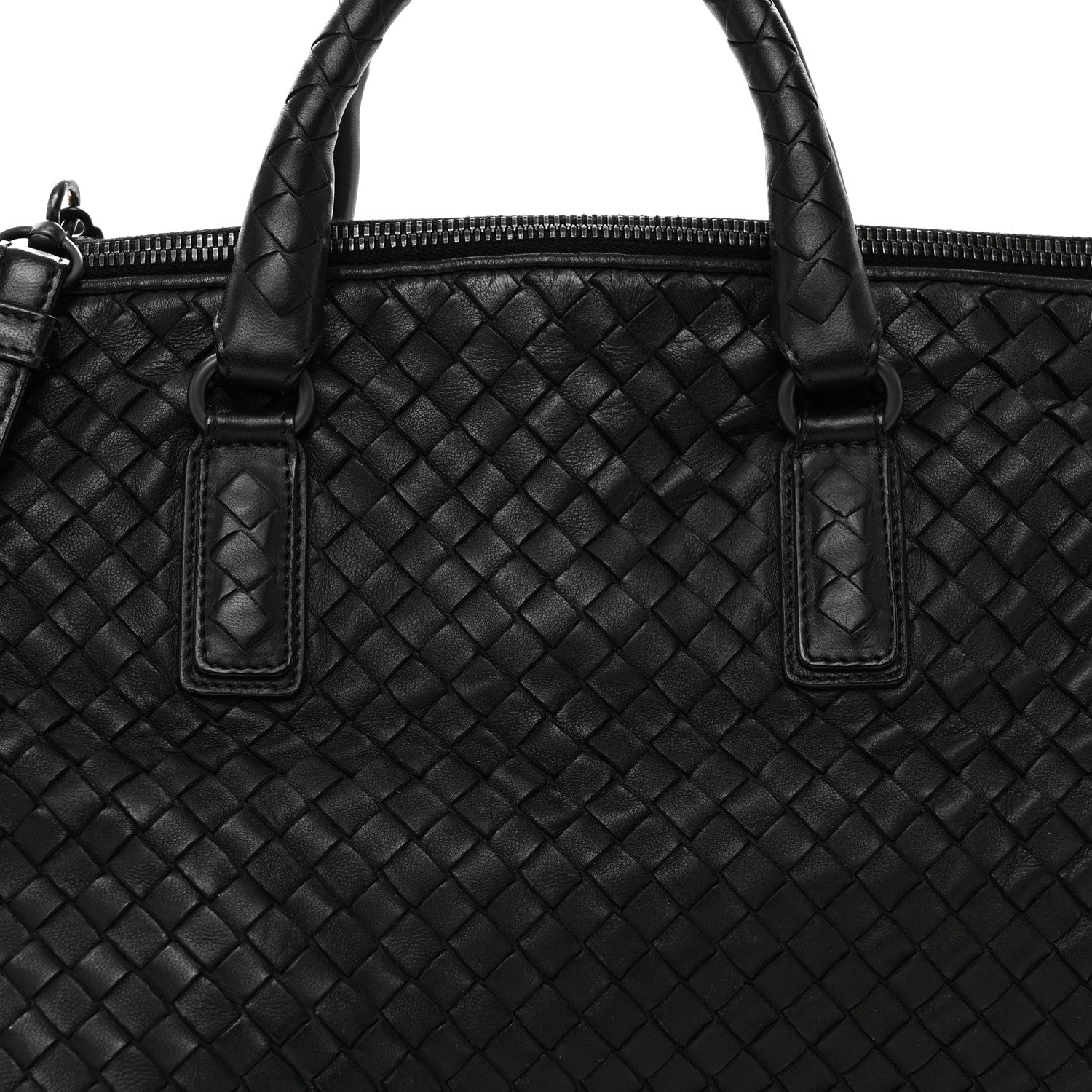 Bottega Veneta Nappa Intrecciato Maxi Convertible Tote Black 7 of 12
