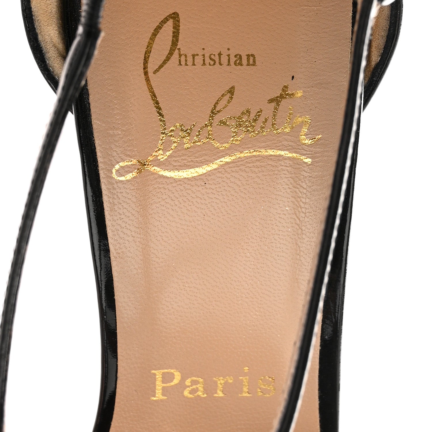 Christian Louboutin Patent Triclo 100 Pumps 39.5 Black 7 of 11