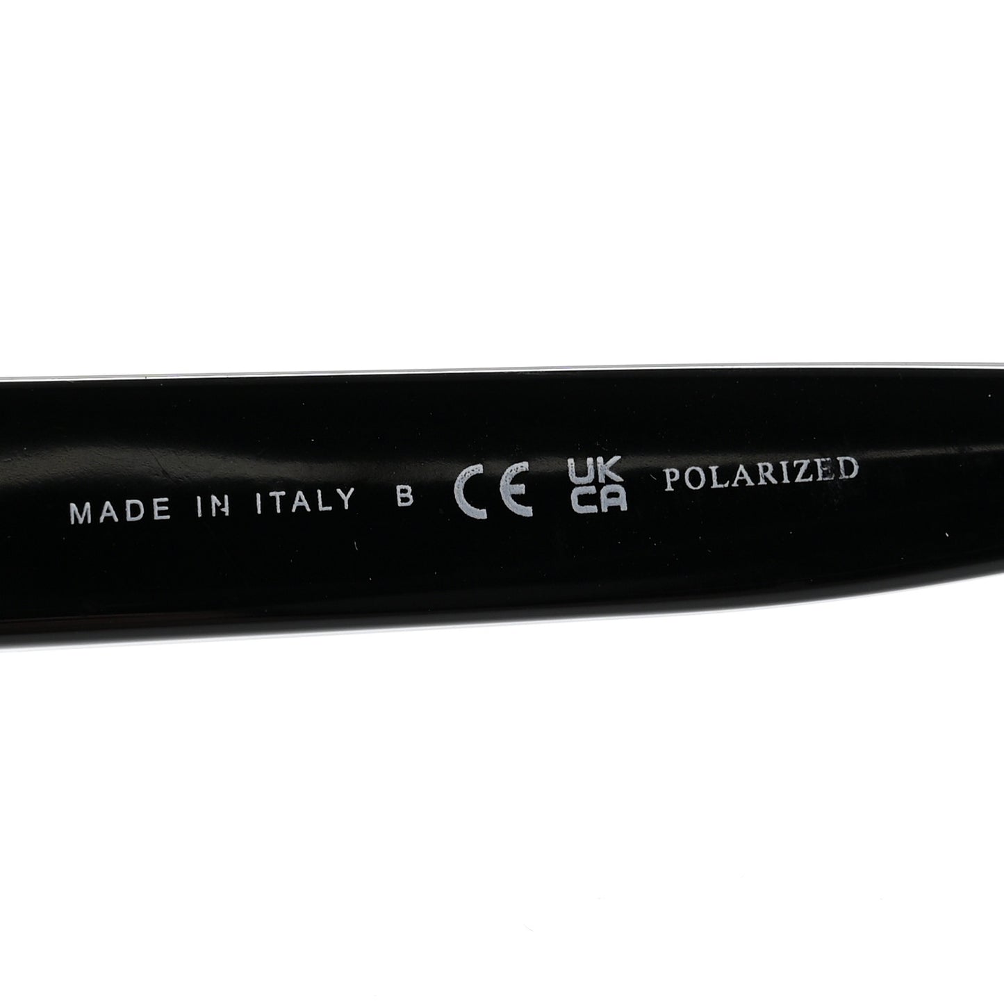 Acetate Polarized Pearl CC Square Sunglasses 5482-H-A Black