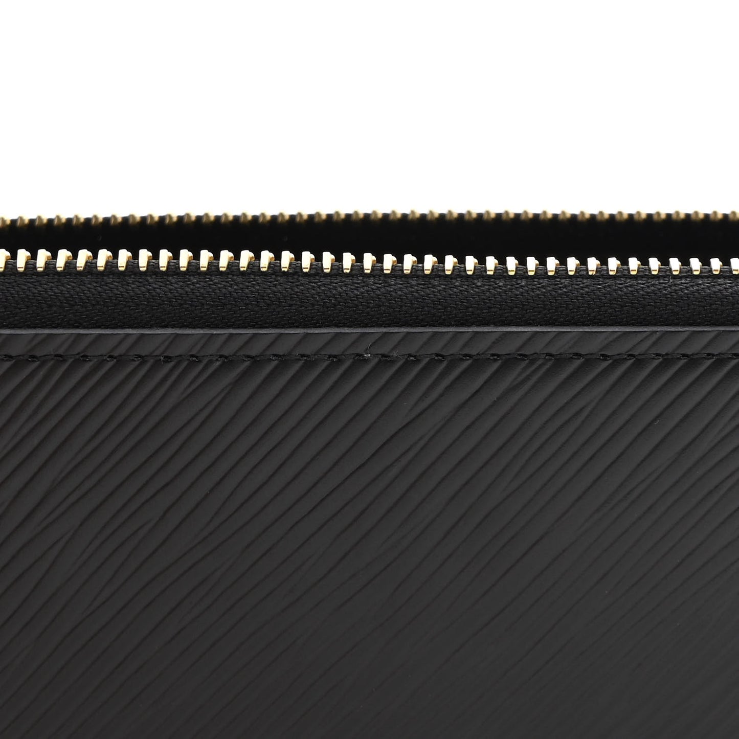 LOUIS VUITTON Epi Love Lock Zippy Wallet Black