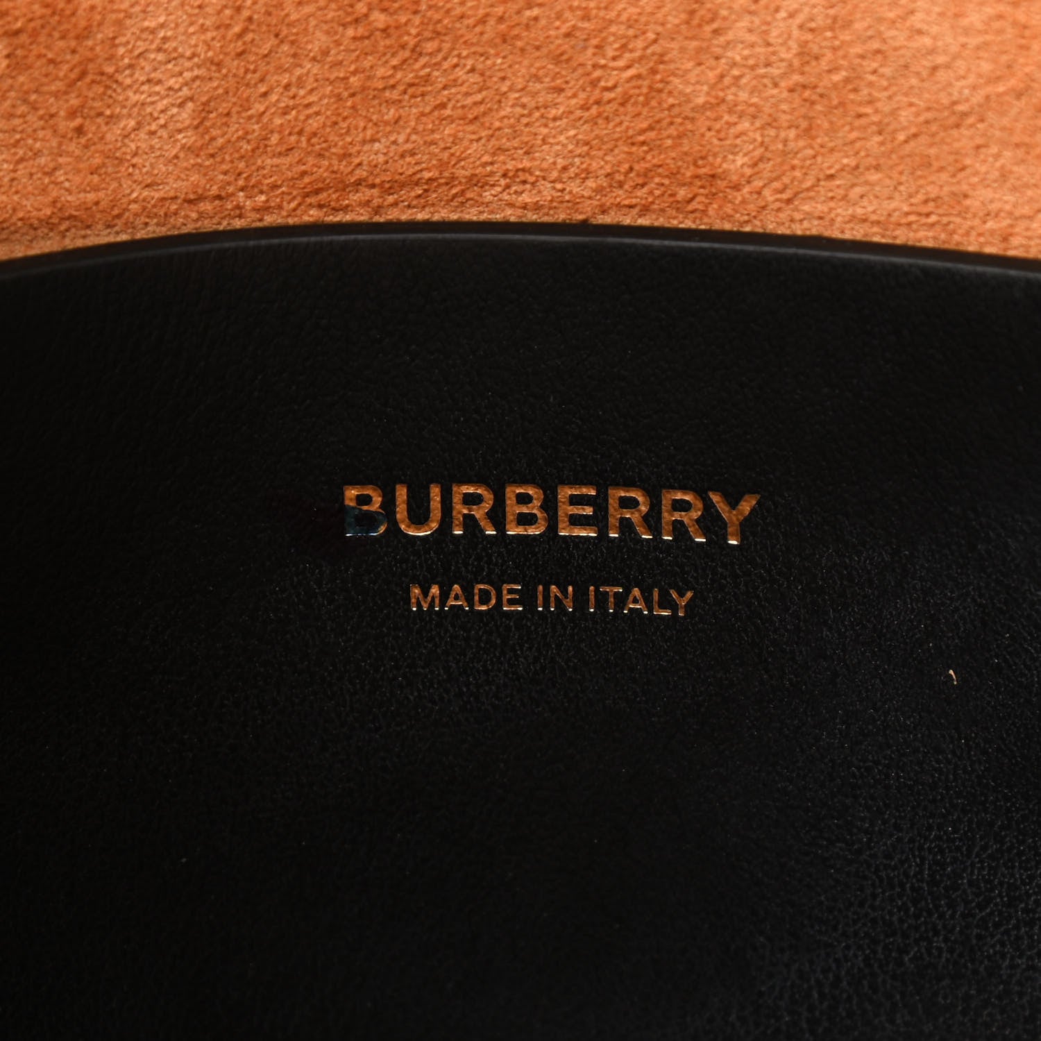 Burberry Calfskin TB Anne Shoulder Bag Black White 8 of 9