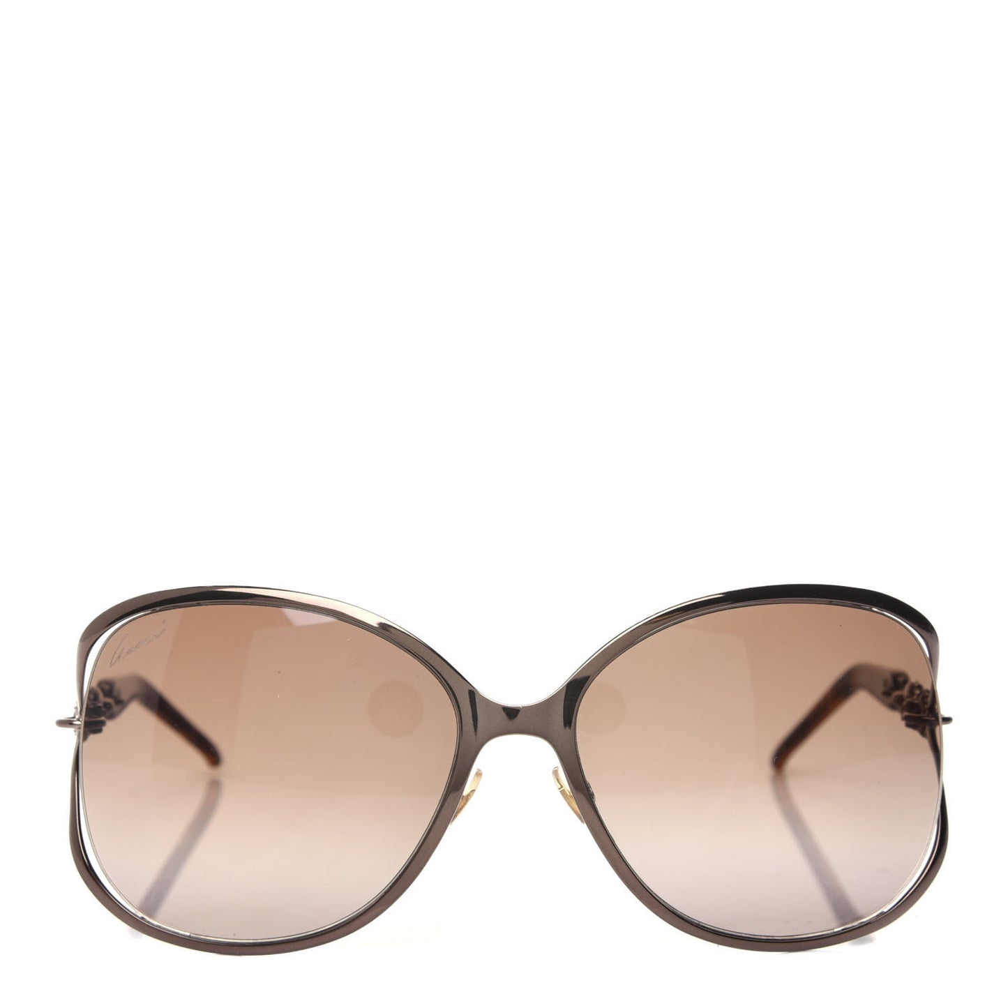 Metal Crystal Marina Chain GG4250 Sunglasses Tortoise