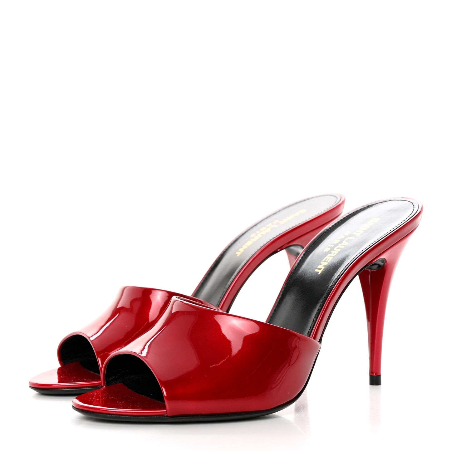 Vernice Gloss La 16 95 Mule Sandals 38 Tibet Red