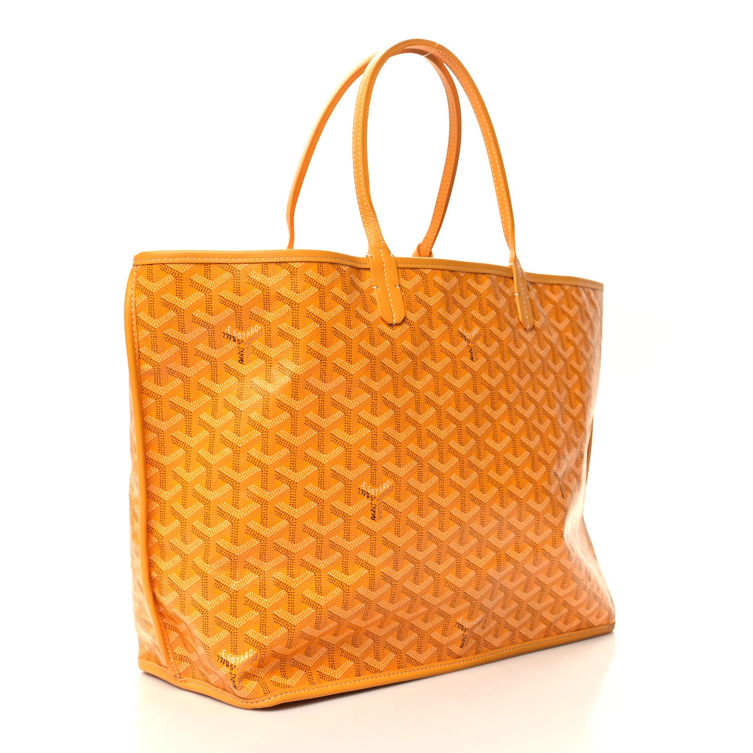 Goyard Goyardine Embroidered Cactus Reversible Anjou PM Yellow 4 of 18
