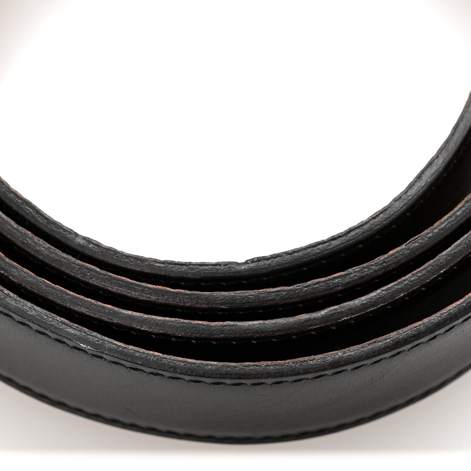 Hermes Box Togo 32mm H Belt 110 44 Black Gold 6 of 8