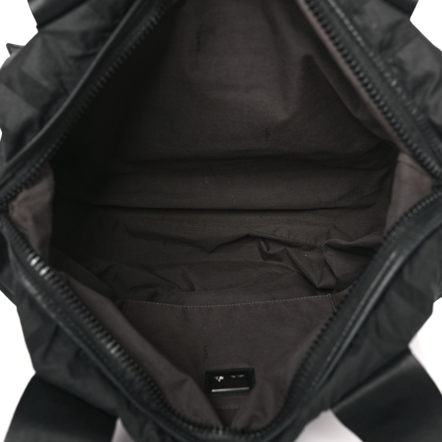 Fendi Nylon FF Shoulder Bag Black 5 of 11