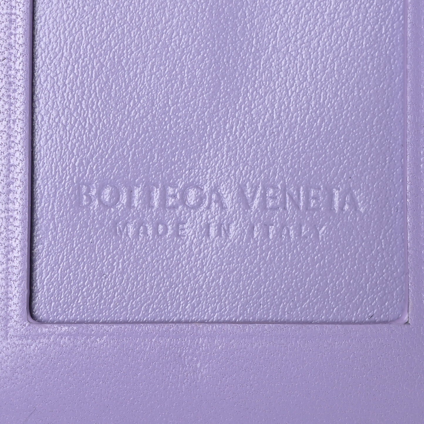Nappa Maxi Intrecciato Card Case On Strap Wisteria
