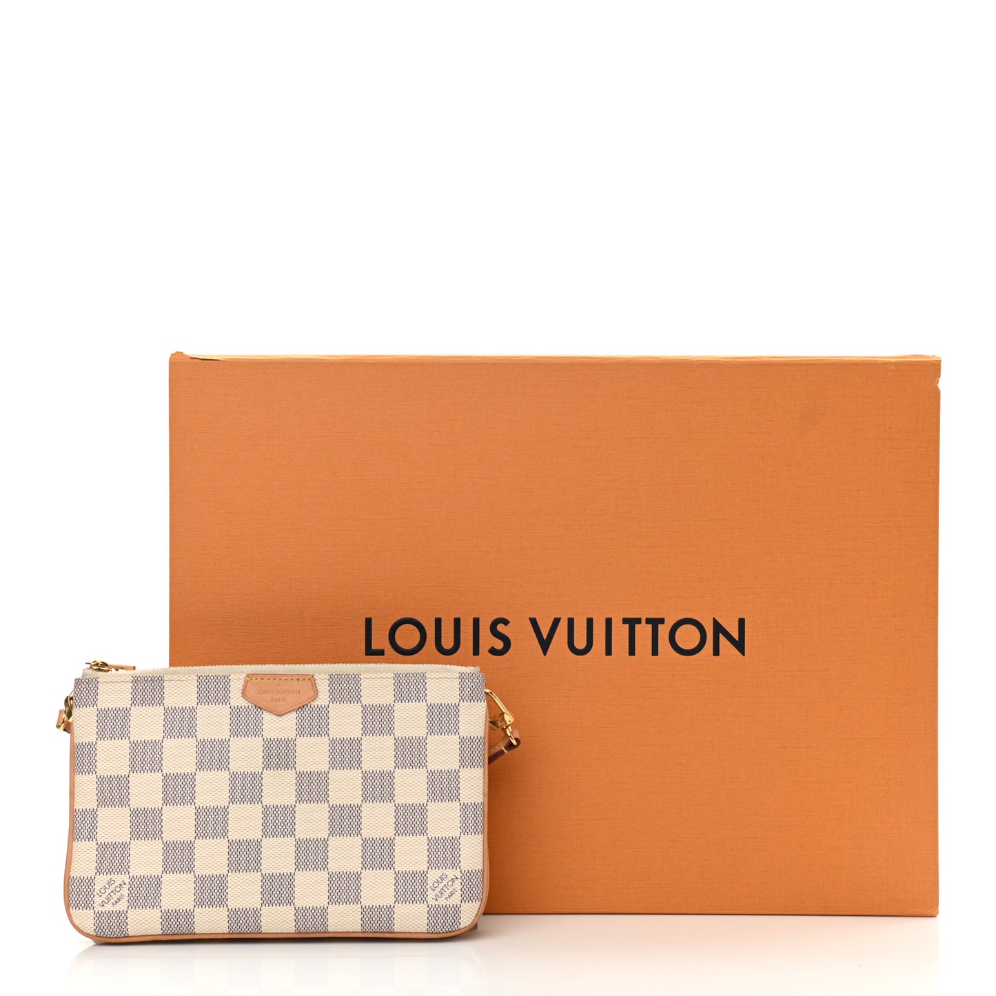 Damier Azur Double Zip Pochette