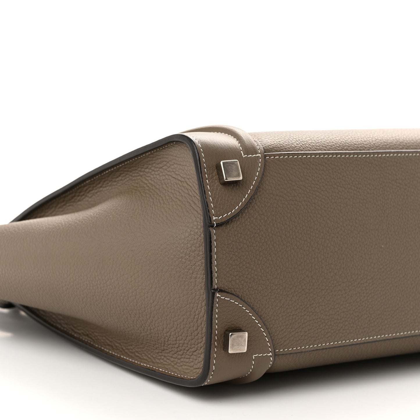 Drummed Calfskin Micro Luggage Souris