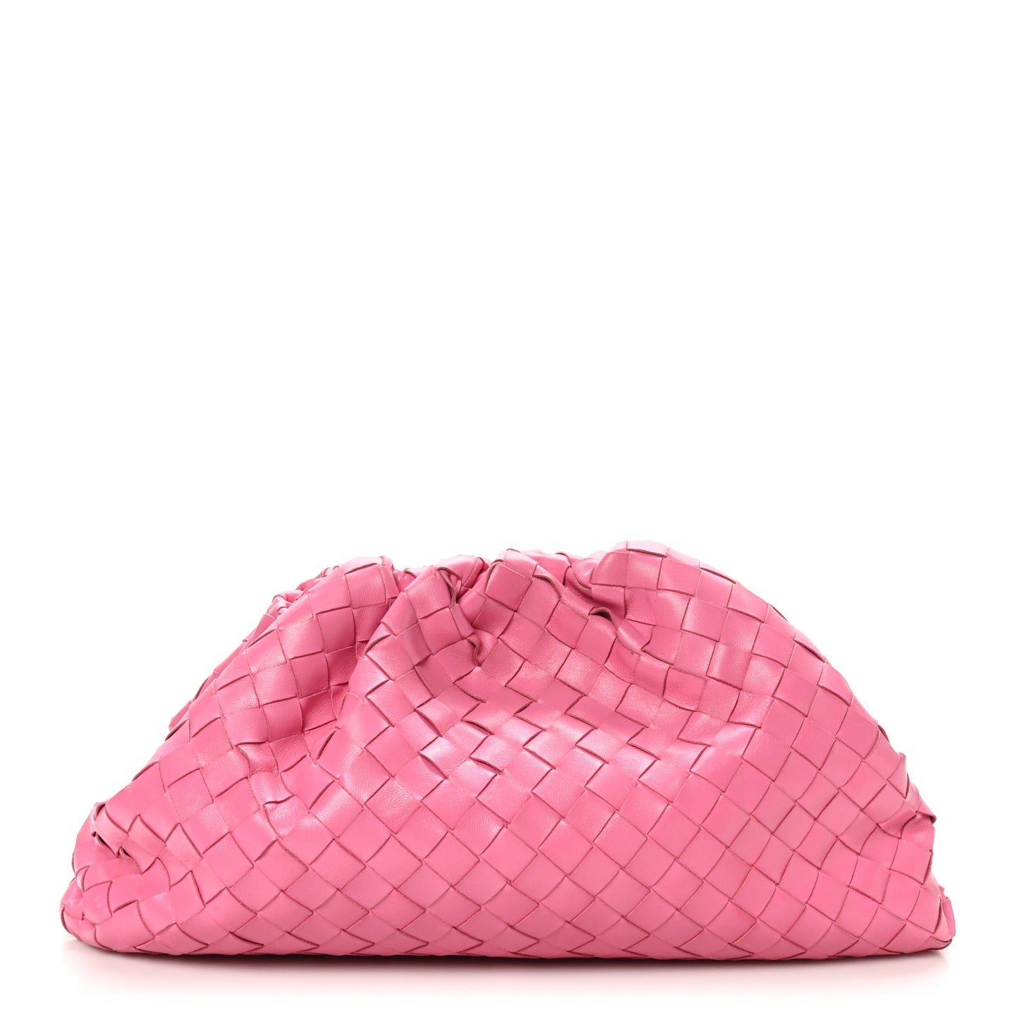 Nappa Maxi Intrecciato The Pouch Oversized Clutch Pink