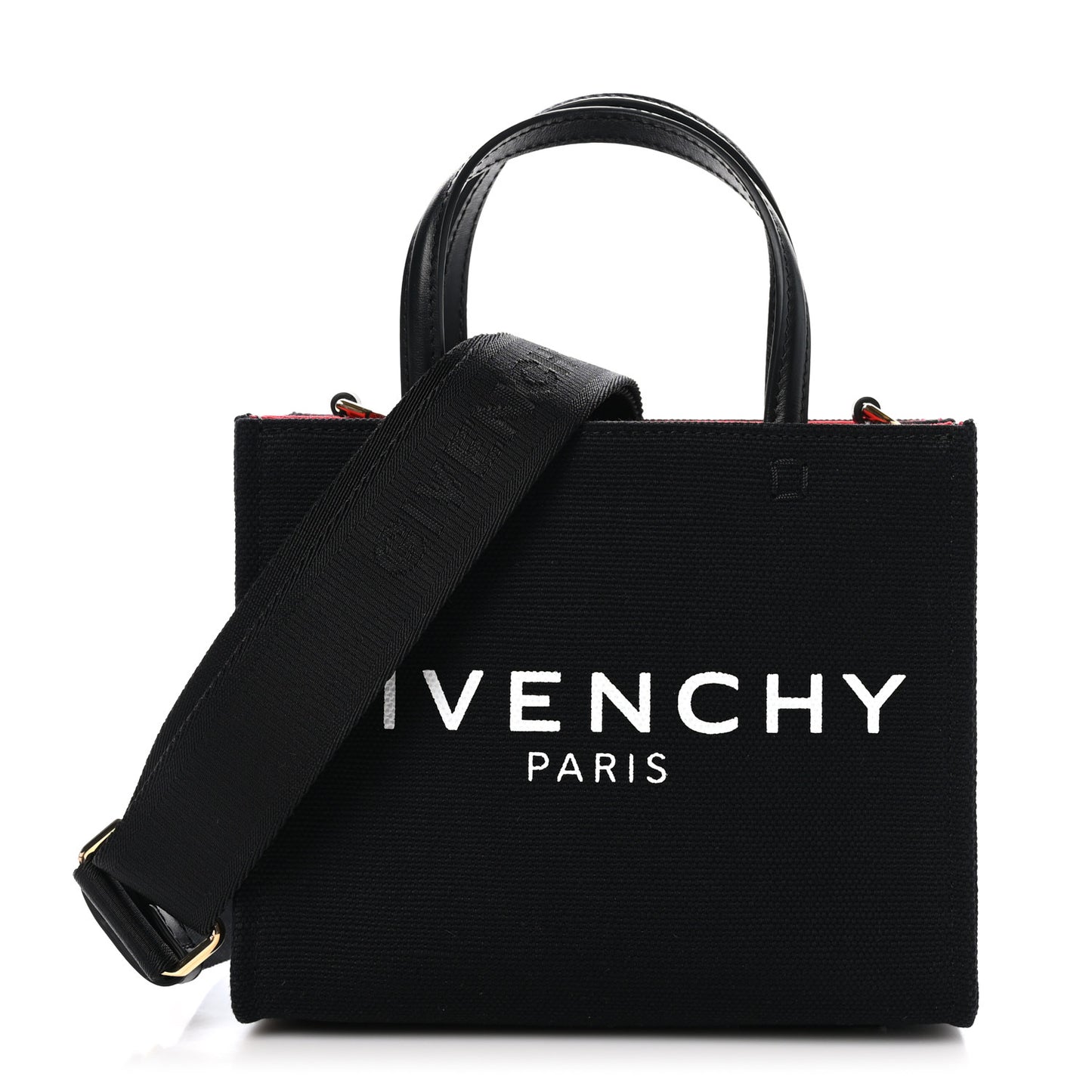 Canvas Mini Bond Shopper Tote Black