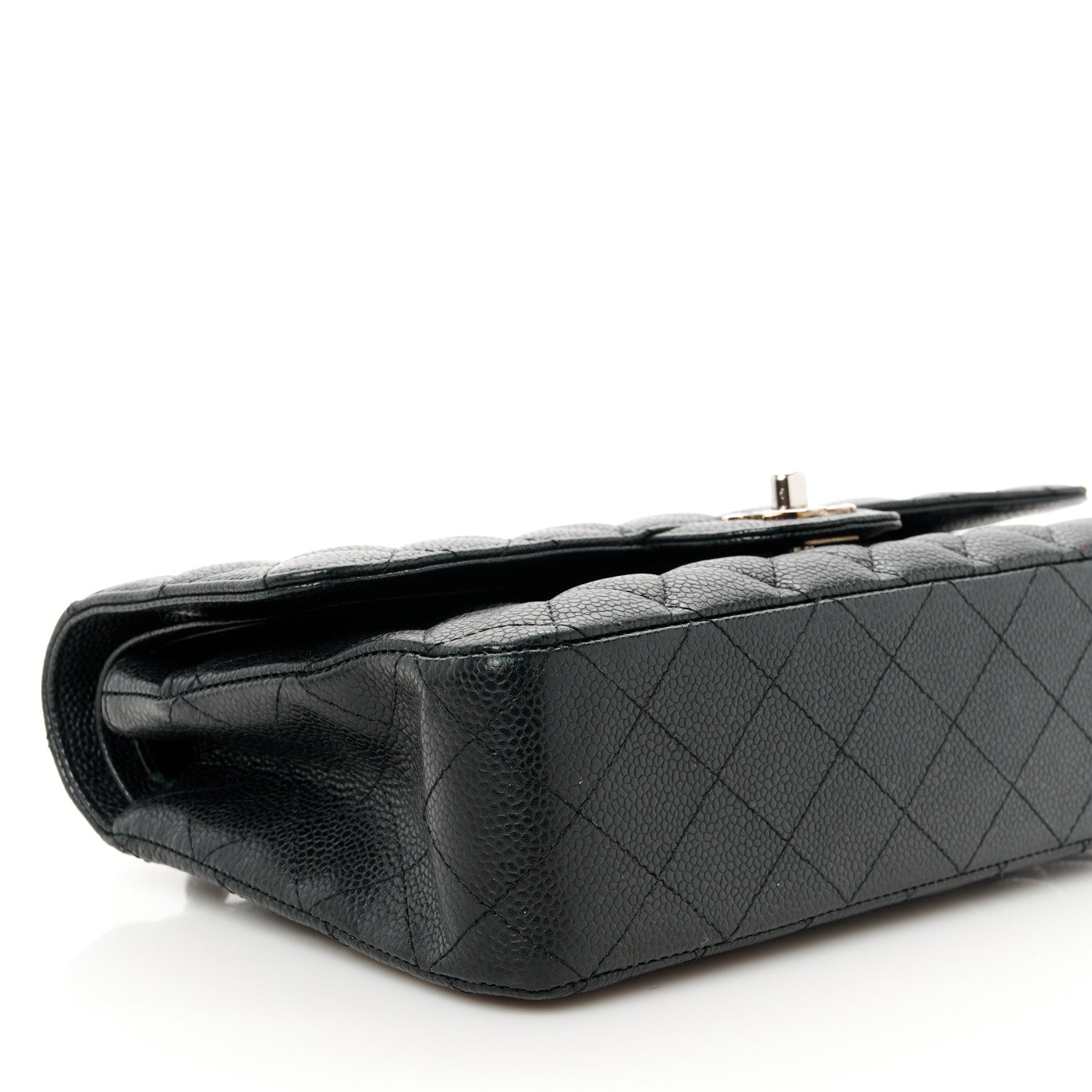 Chanel Caviar Quilted Medium Double Flap Black 10 of 11