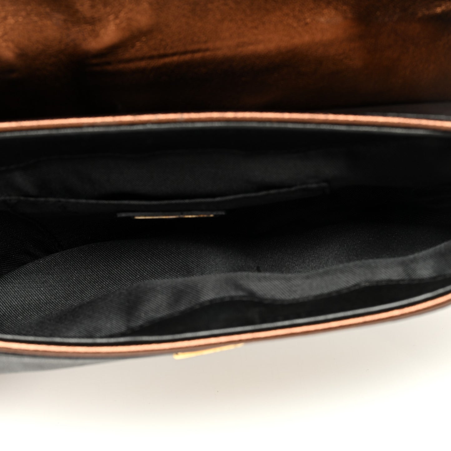Zucca Vanity Mirror Clutch Black