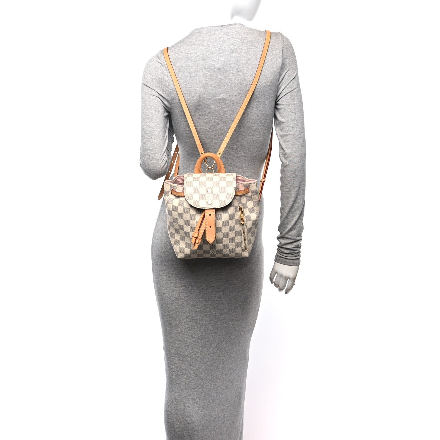 Louis Vuitton Damier Azur Sperone BB Backpack 2 of 8
