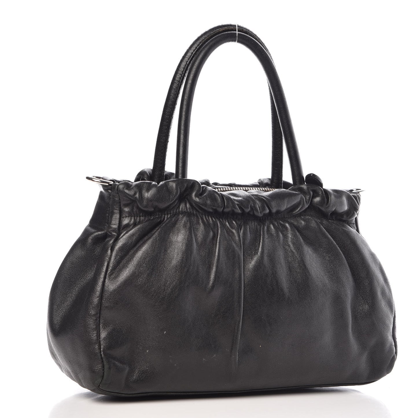 Nappa Mini Bow Tote Black