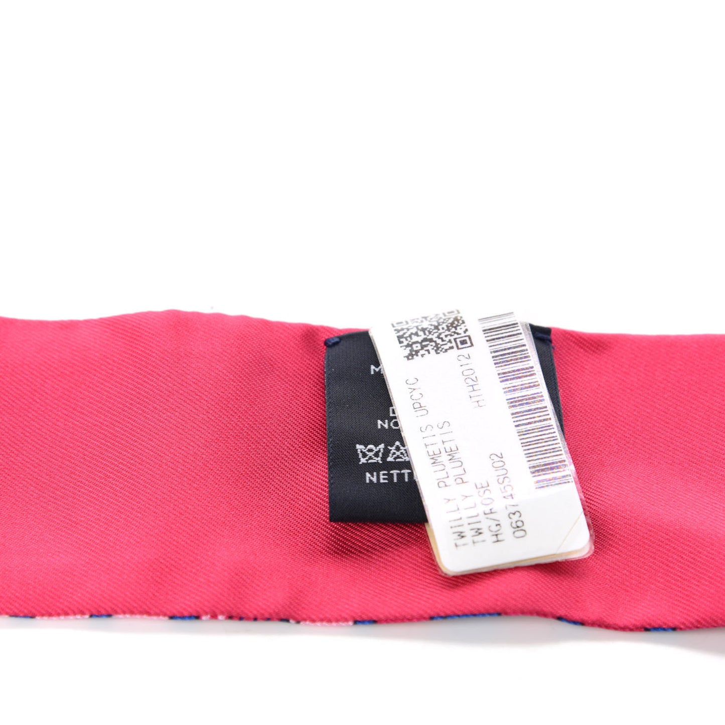 Silk Plumetis Twilly Rose