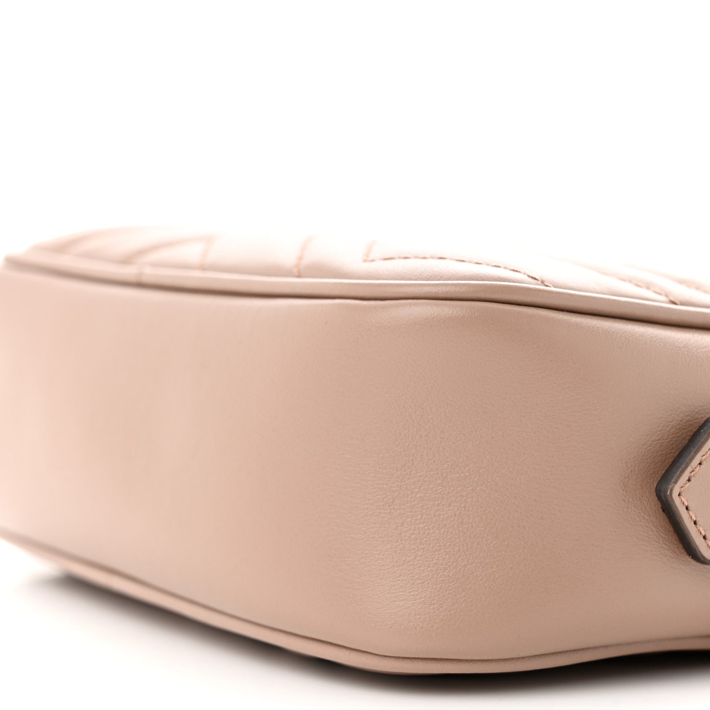 Calfskin Matelasse Mini GG Marmont Chain Shoulder Bag Porcelain Rose