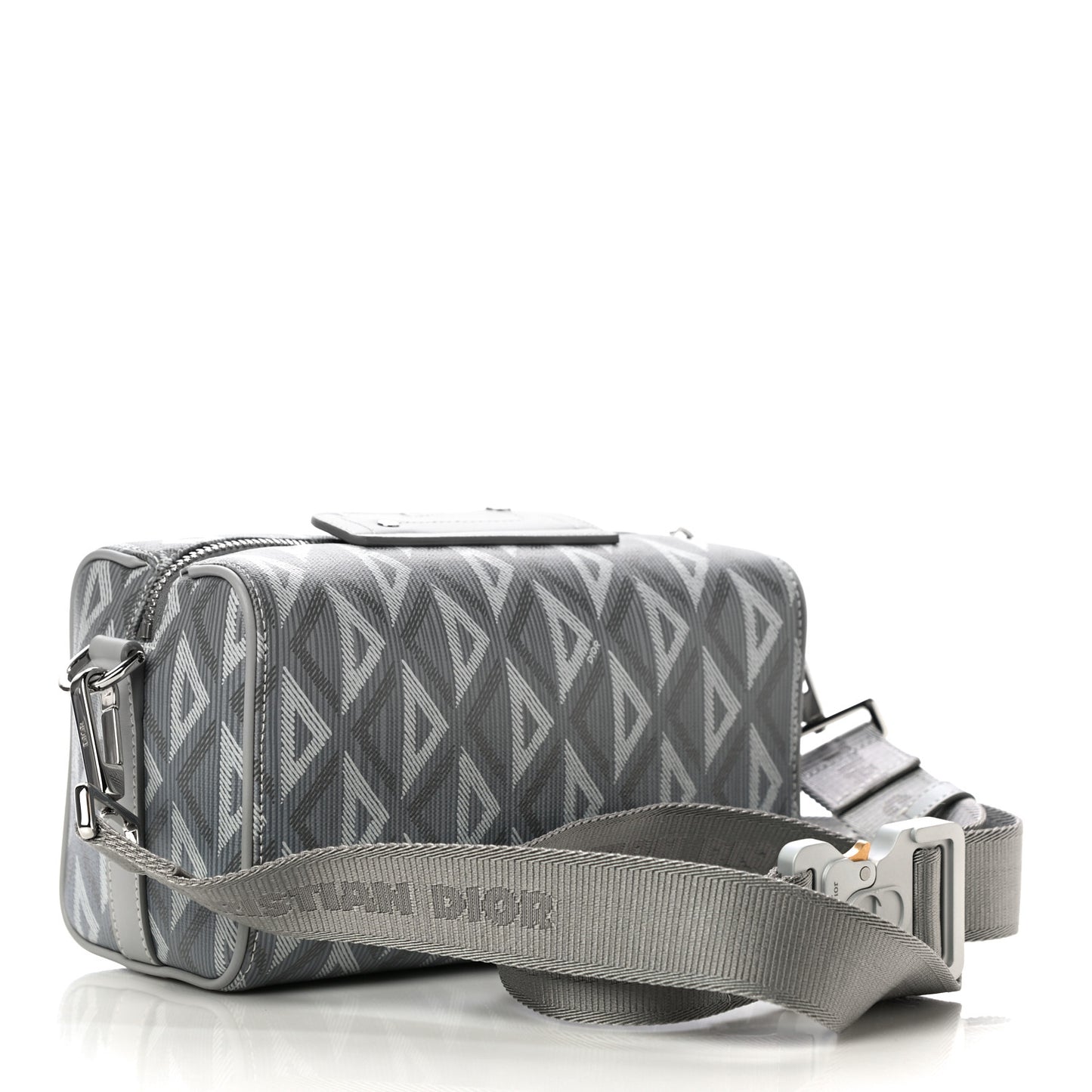 Coated Canvas CD Diamond Lingot 22 Bag Gray