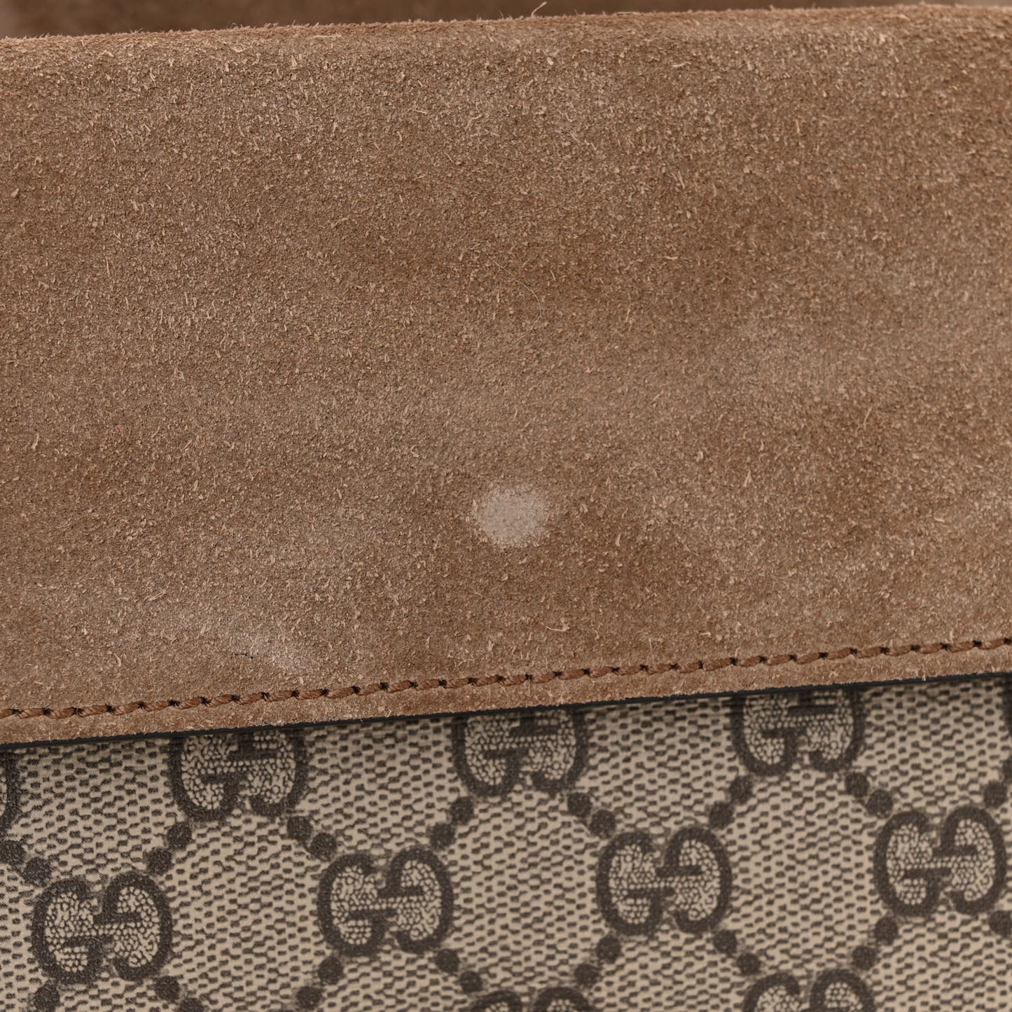 GG Supreme Monogram Mini Dionysus Shoulder Bag Taupe