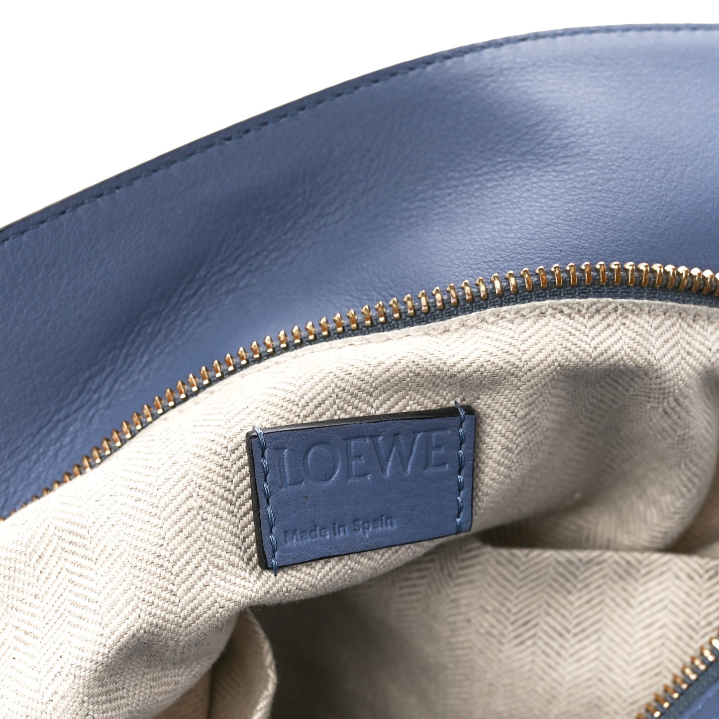 Calfskin Medium Puzzle Bag Blue