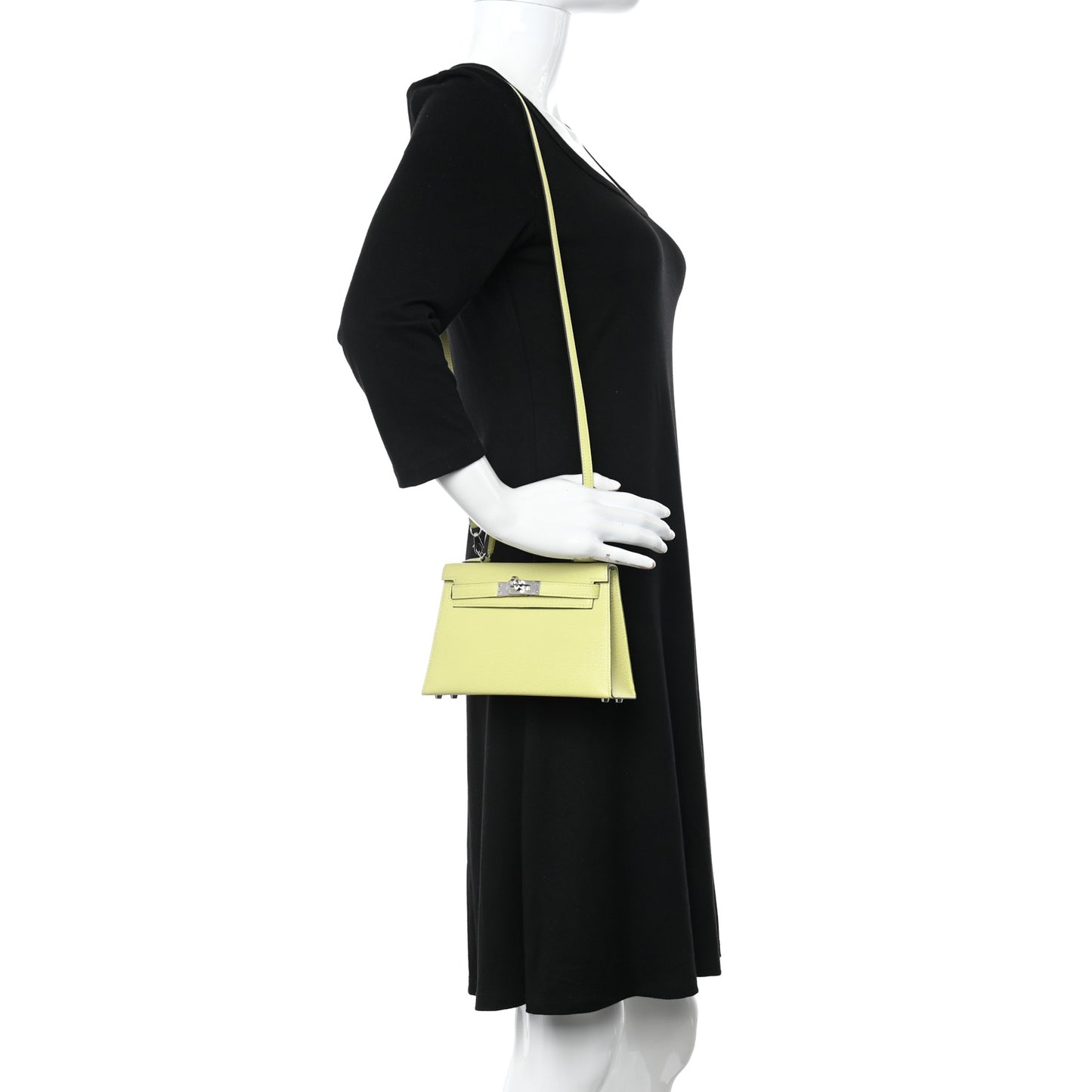 Chevre Mysore Mini Kelly Sellier 20 Jaune Bourgeon