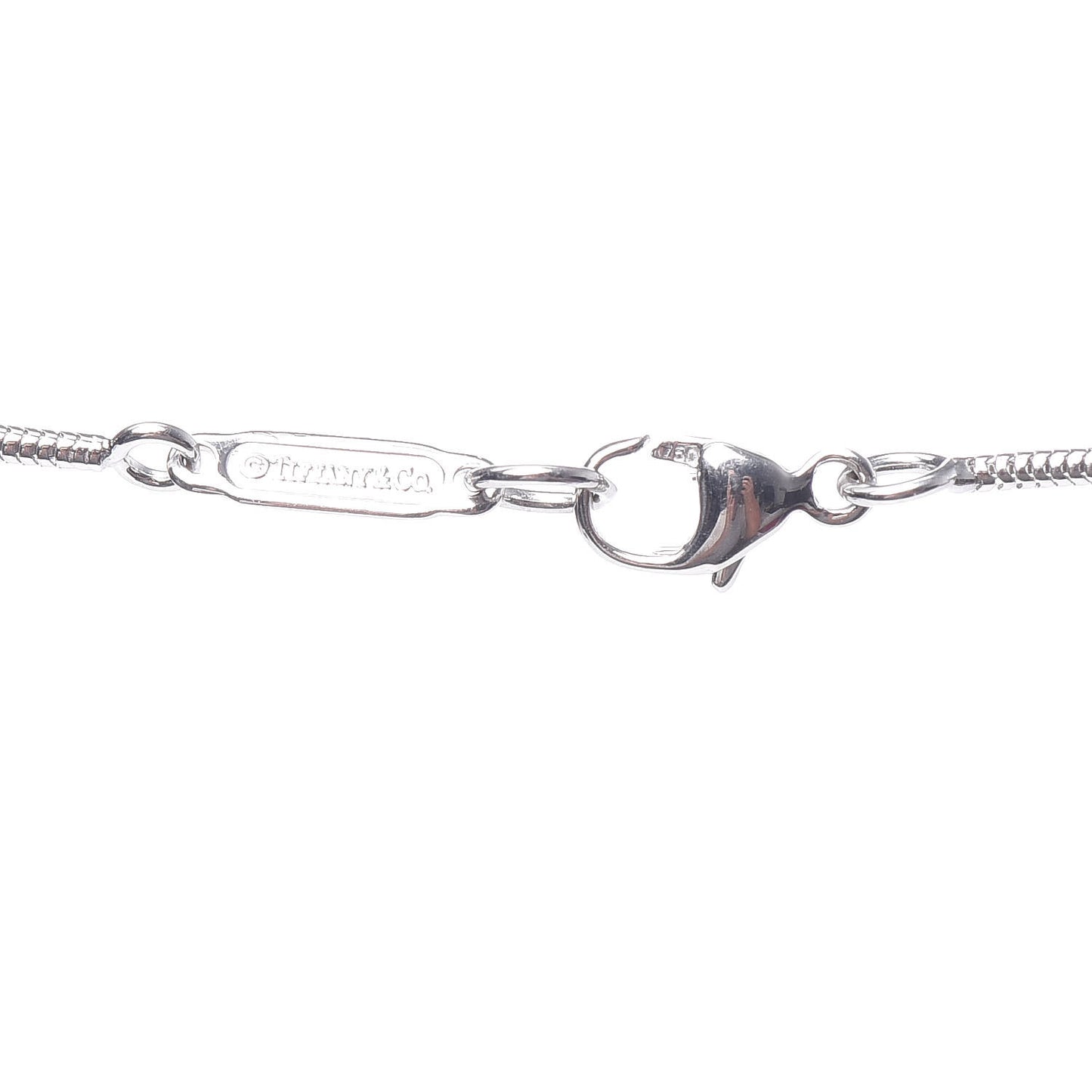 18K White Gold Diamond Feather Pendant Necklace