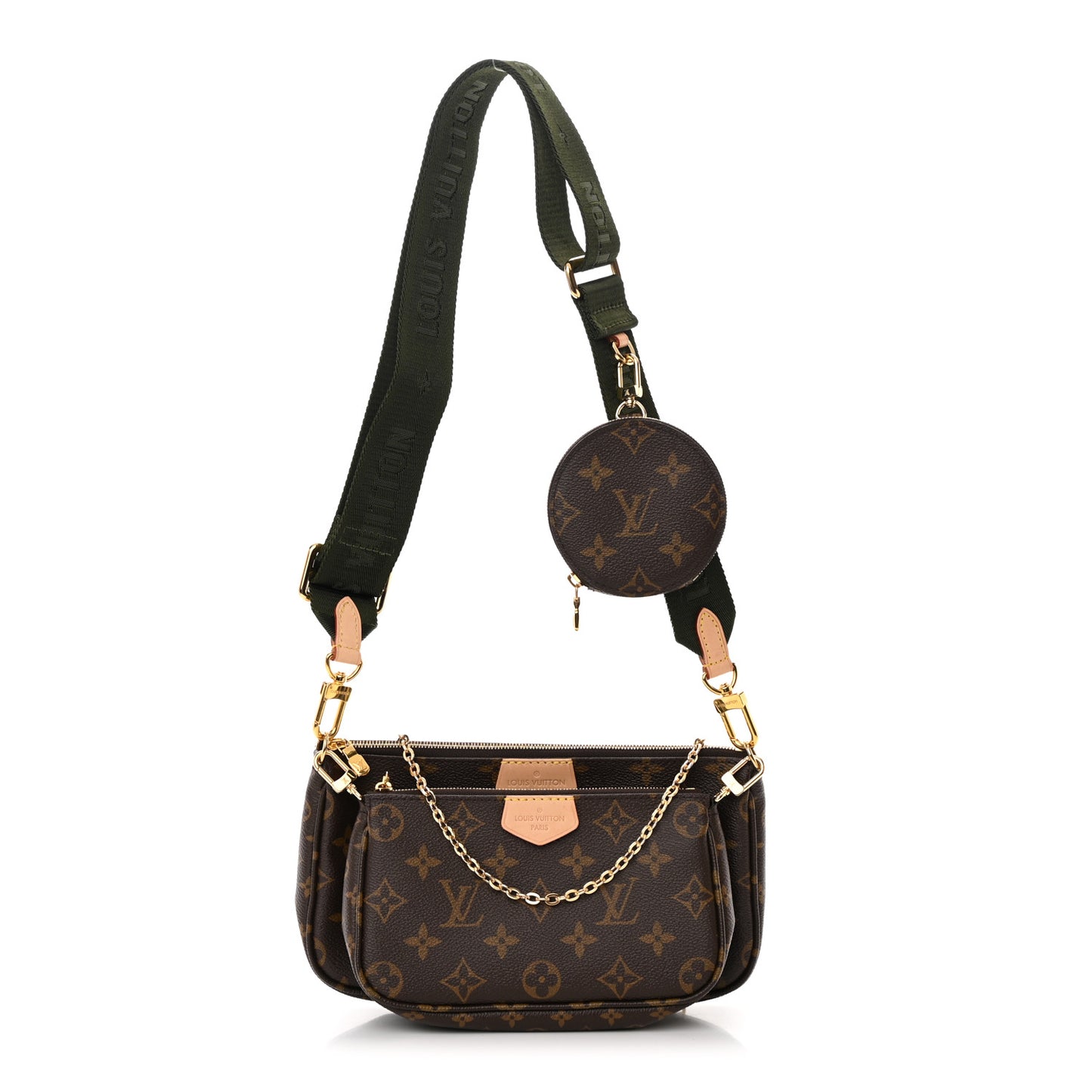 Monogram Multi Pochette Accessories Kaki