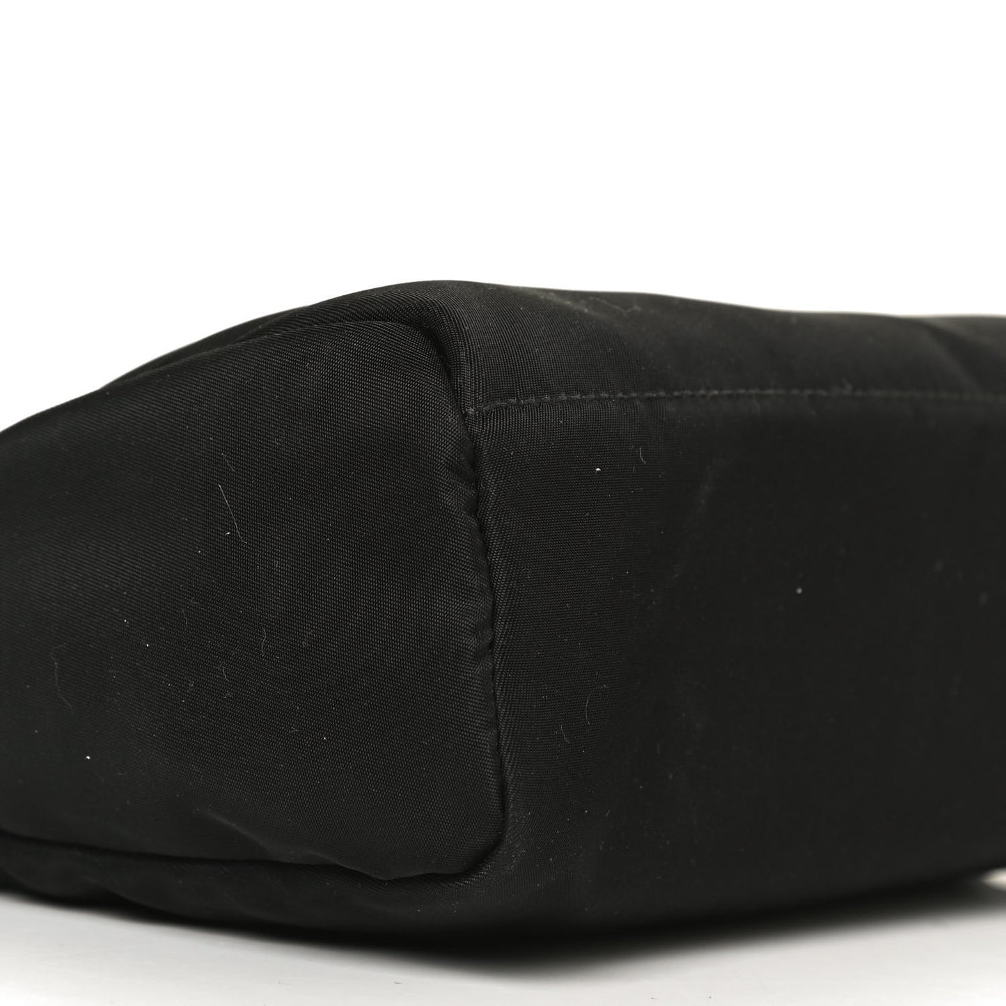 Nylon Tessuto Cosmetic Pouch Black