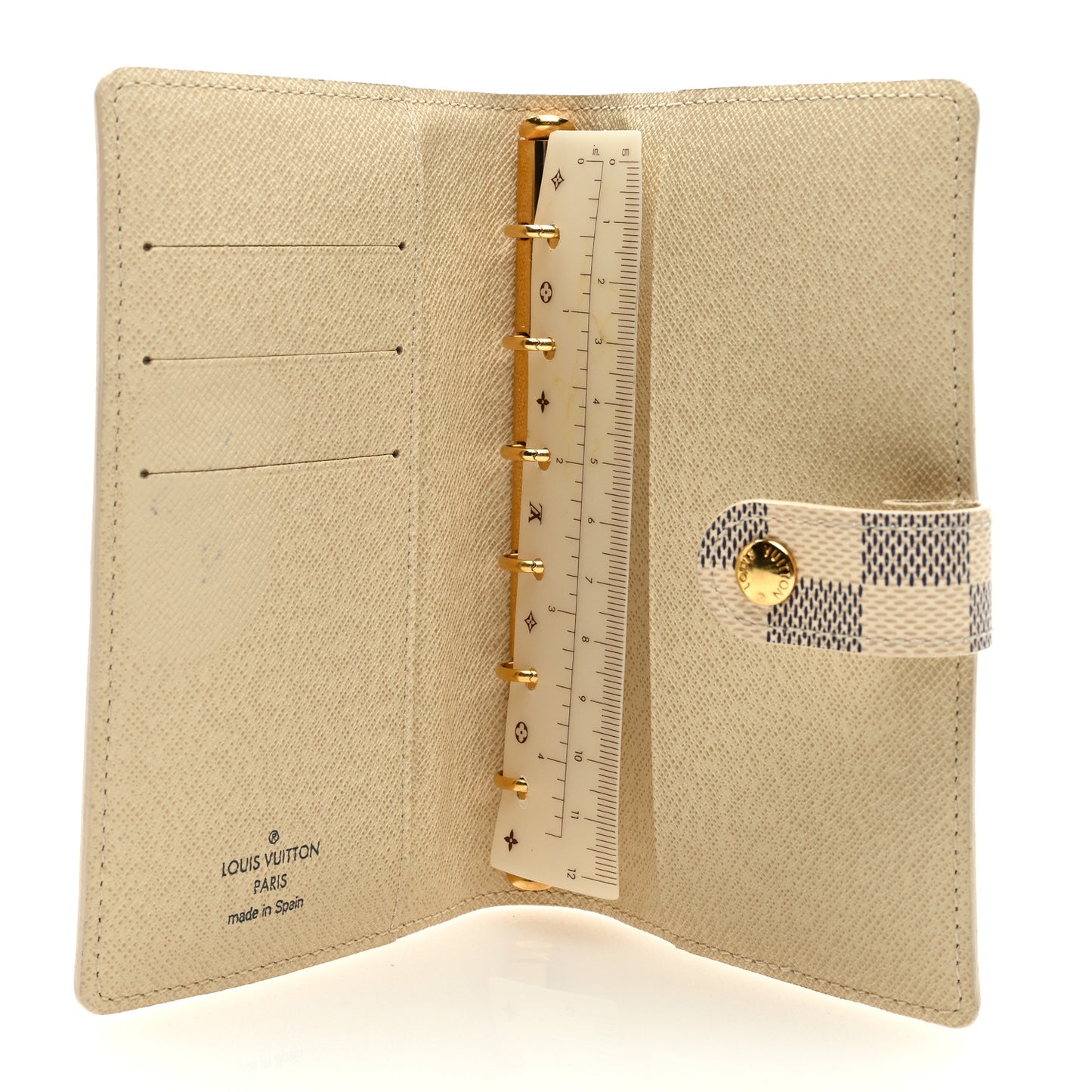 Damier Azur Small Ring Agenda Cover