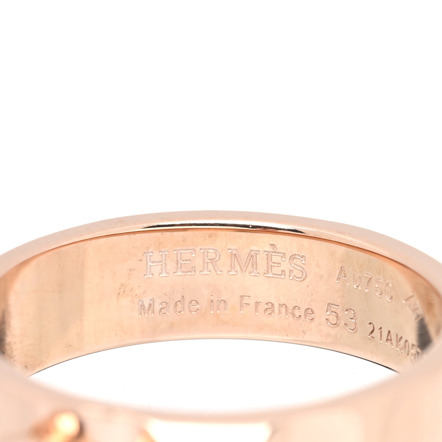 18K Rose Gold PM Collier De Chien Ring 53 6.5