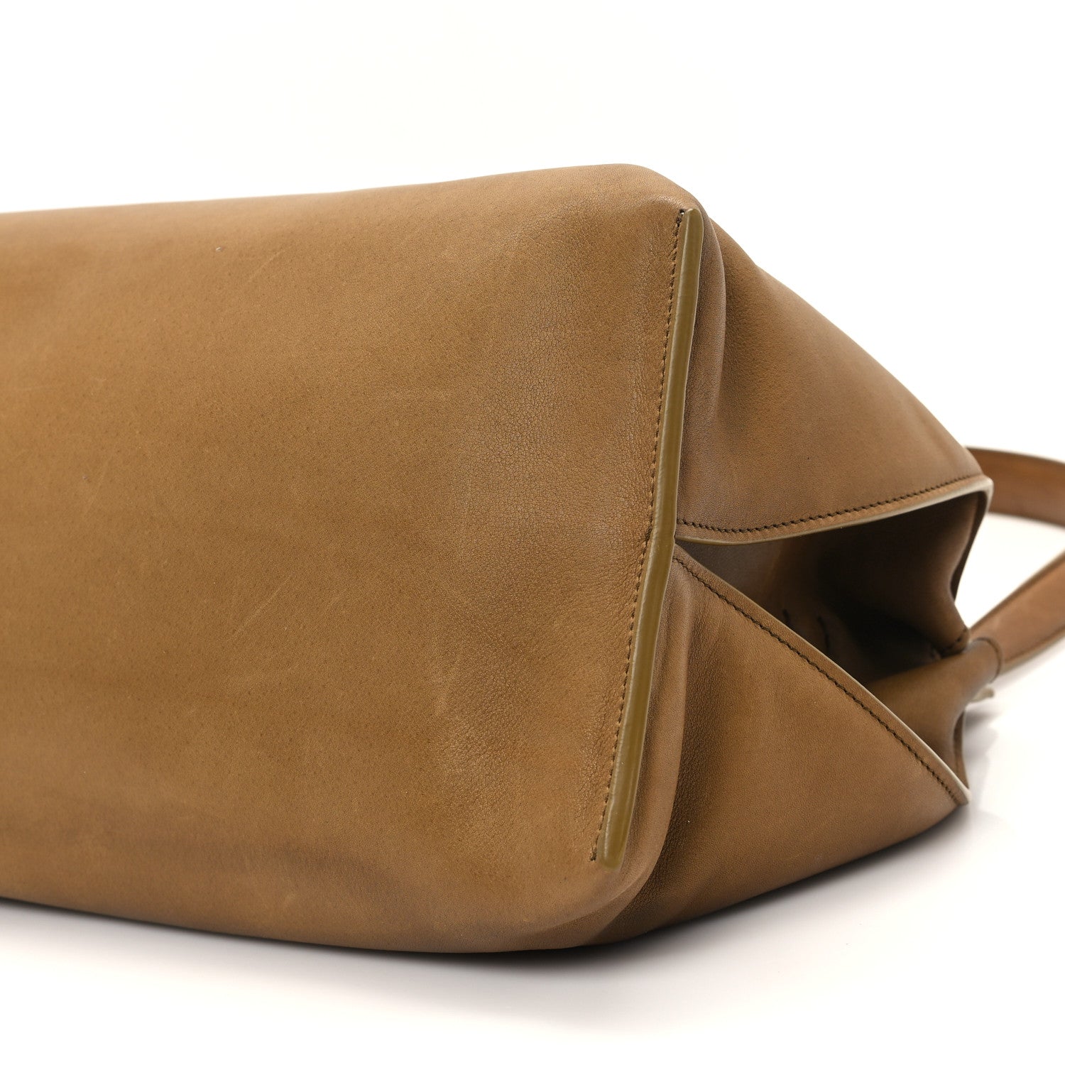 The Row Saddle Calfskin Sienna Shoulder Bag Muschio 9 of 10