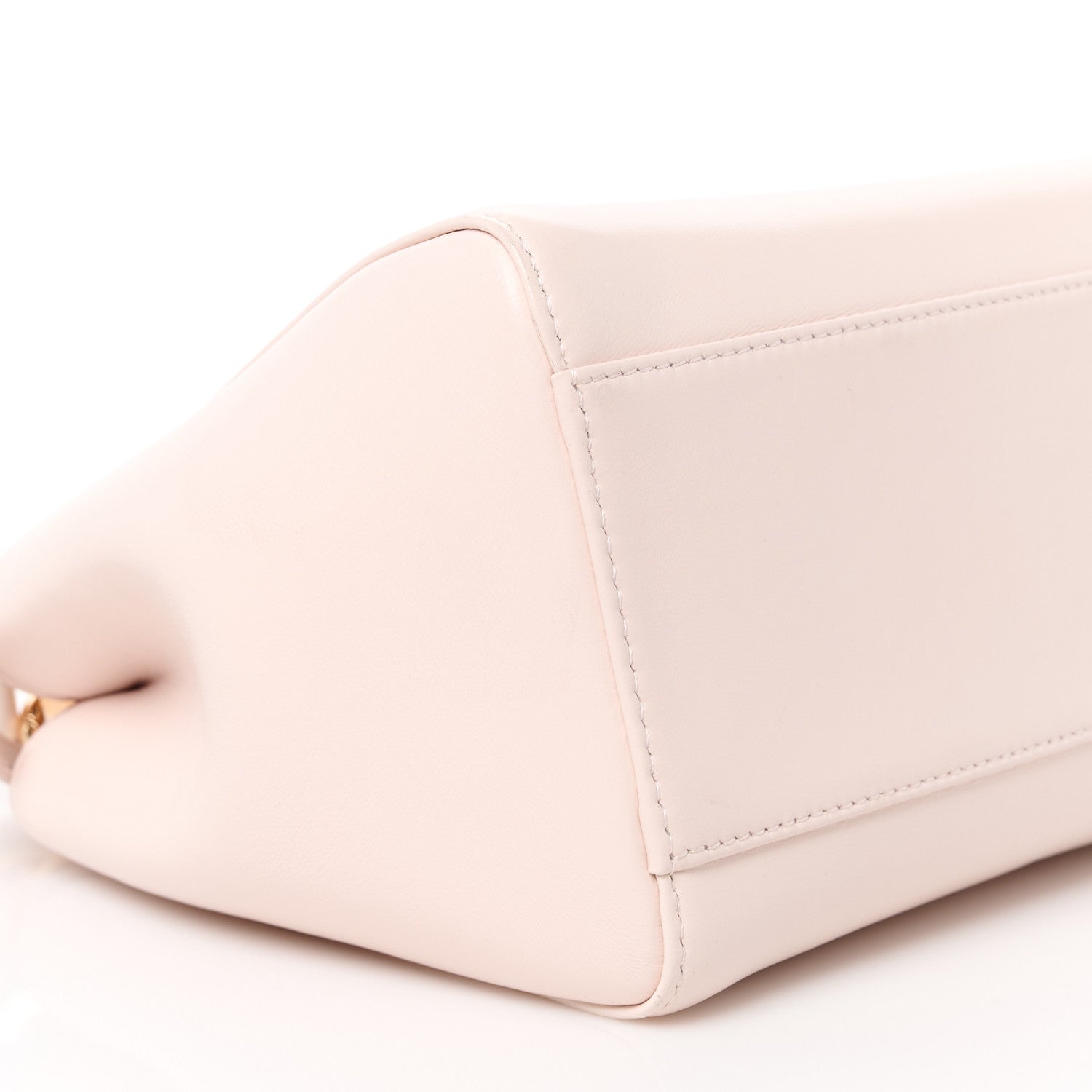 Fendi Nappa Mini Peekaboo Iconic Satchel Egg Shell 10 of 11