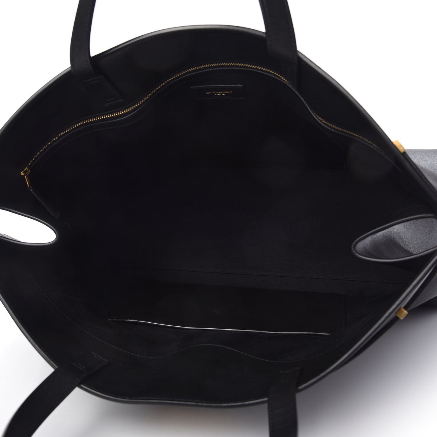 Calfskin Large Manhattan Shopper Tote Black