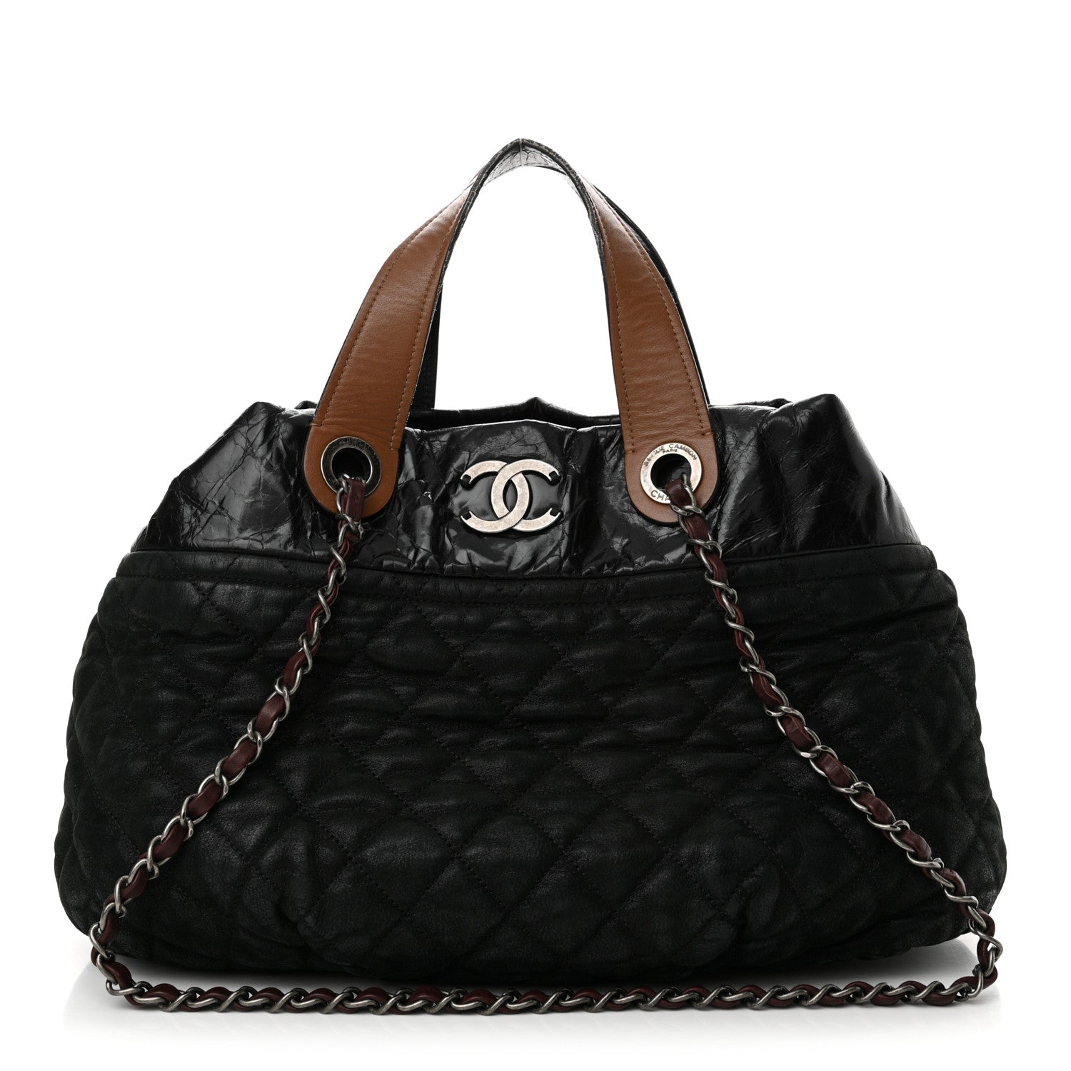 Chanel Iridescent Calfskin Small In The Mix Tote Black 1 of 14