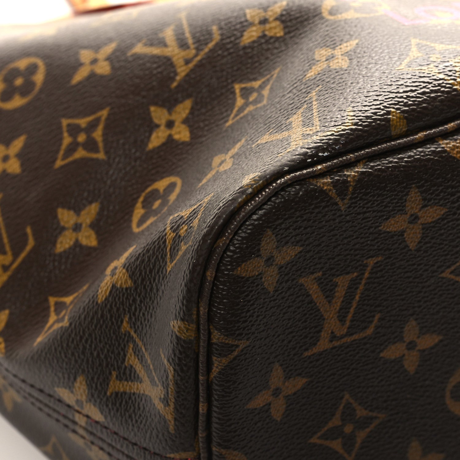 Louis Vuitton Monogram V Neverfull MM Grenade 9 of 14