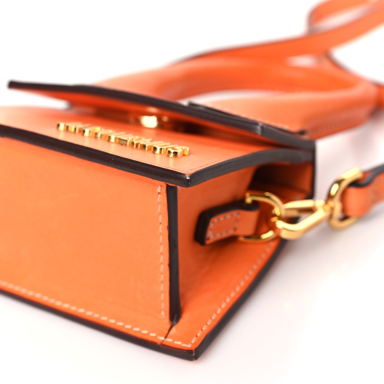 Jacquemus Smooth Calfskin Le Chiquito Orange 9 of 10