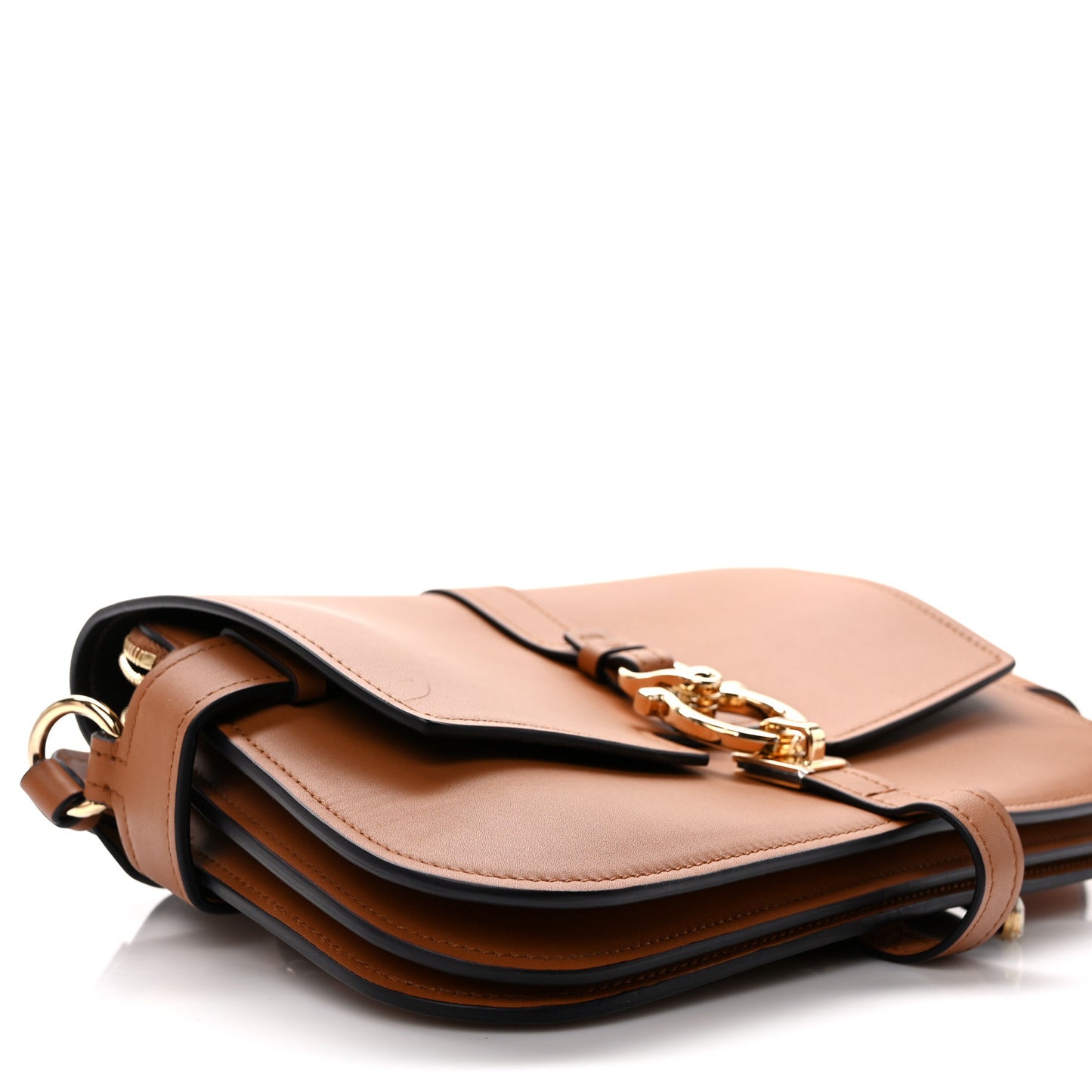 Calfskin Fiore Shoulder Bag Sella