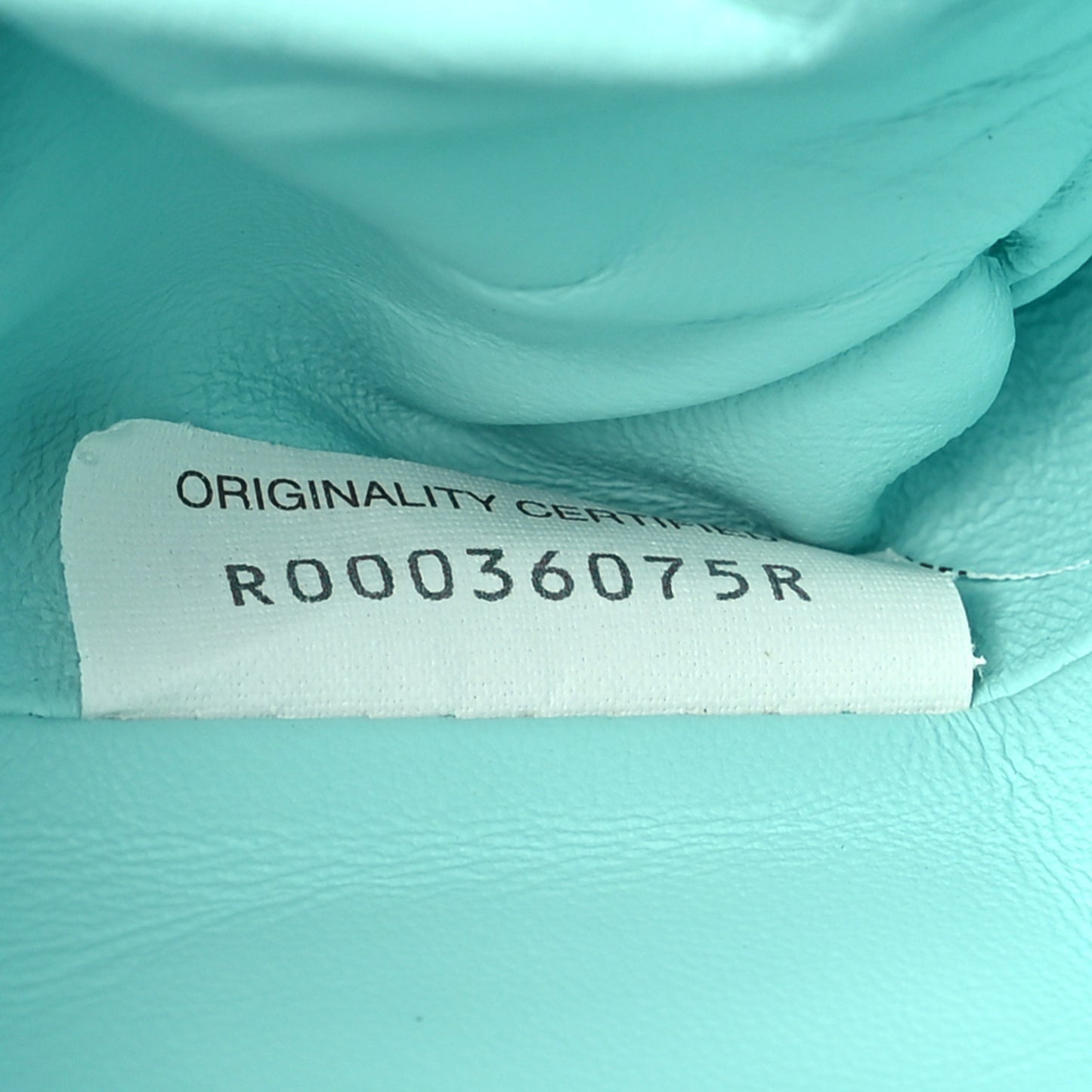 Nappa Intrecciato The Mini Pouch Celadon