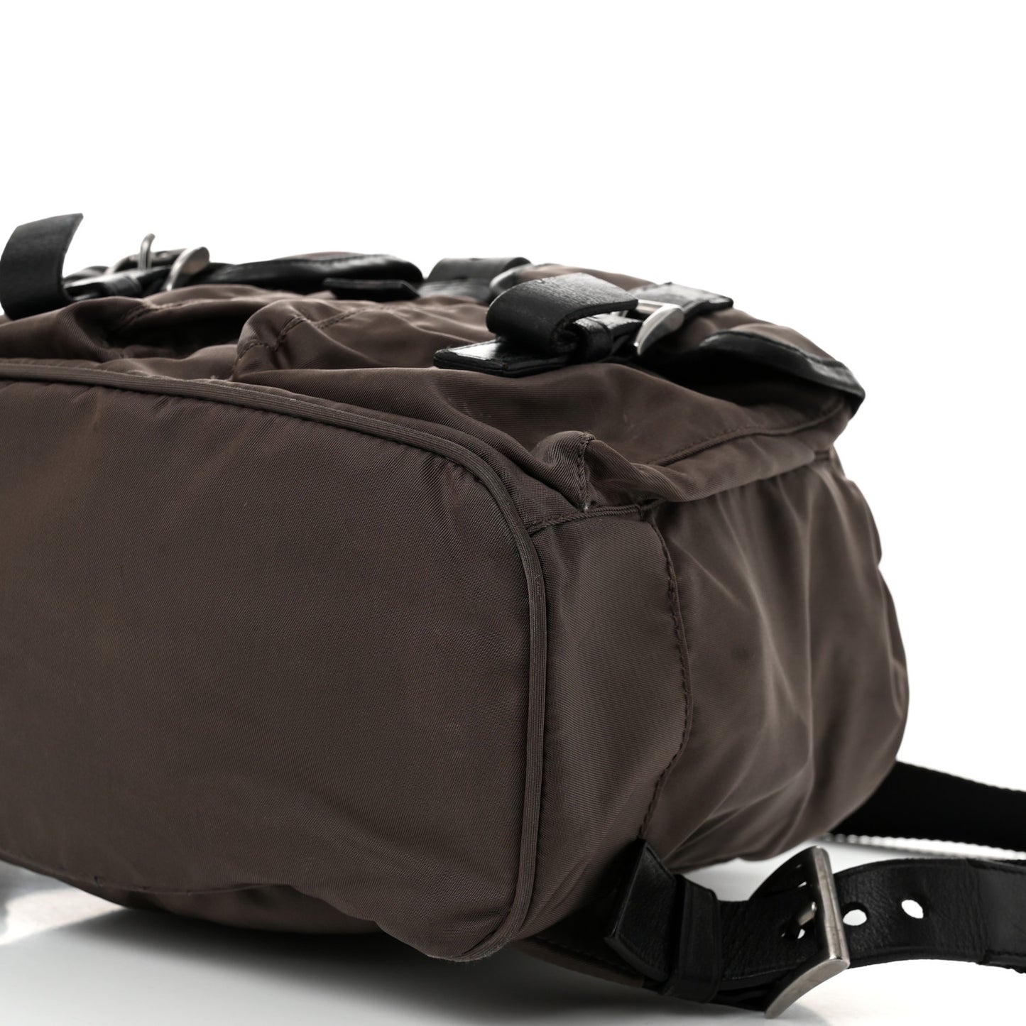 Nylon Vela Small Backpack Fumo Black